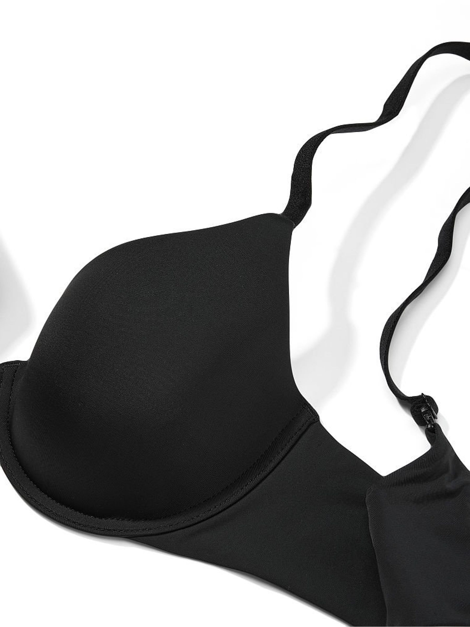 Plain Black Demi Lightly Lined Bra - Image 4 of 4