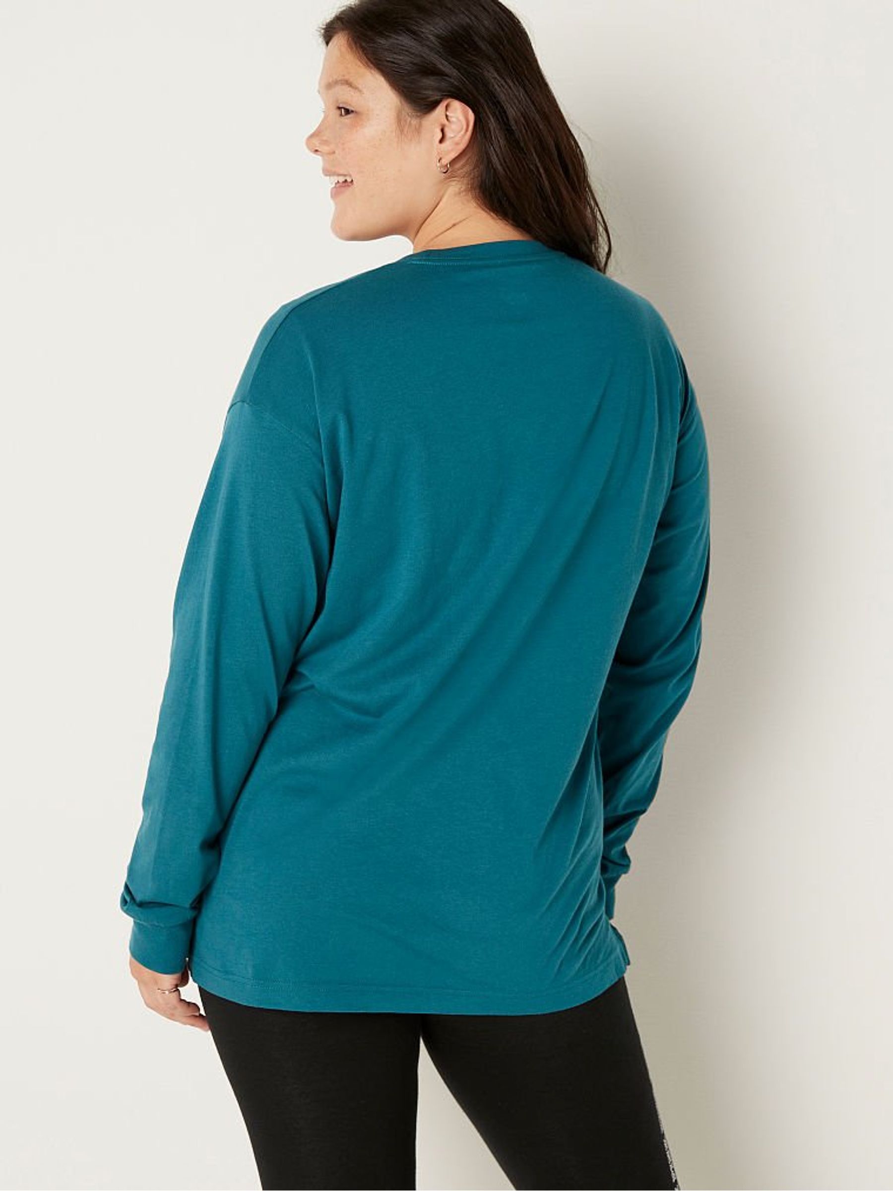 Blue Coal Classic Logo Unisex Long Sleeve Campus T-Shirt - Image 2 of 3 Blue Coal Classic Logo Unisex Long Sleeve Campus T-Shirt - Image 2 of 3