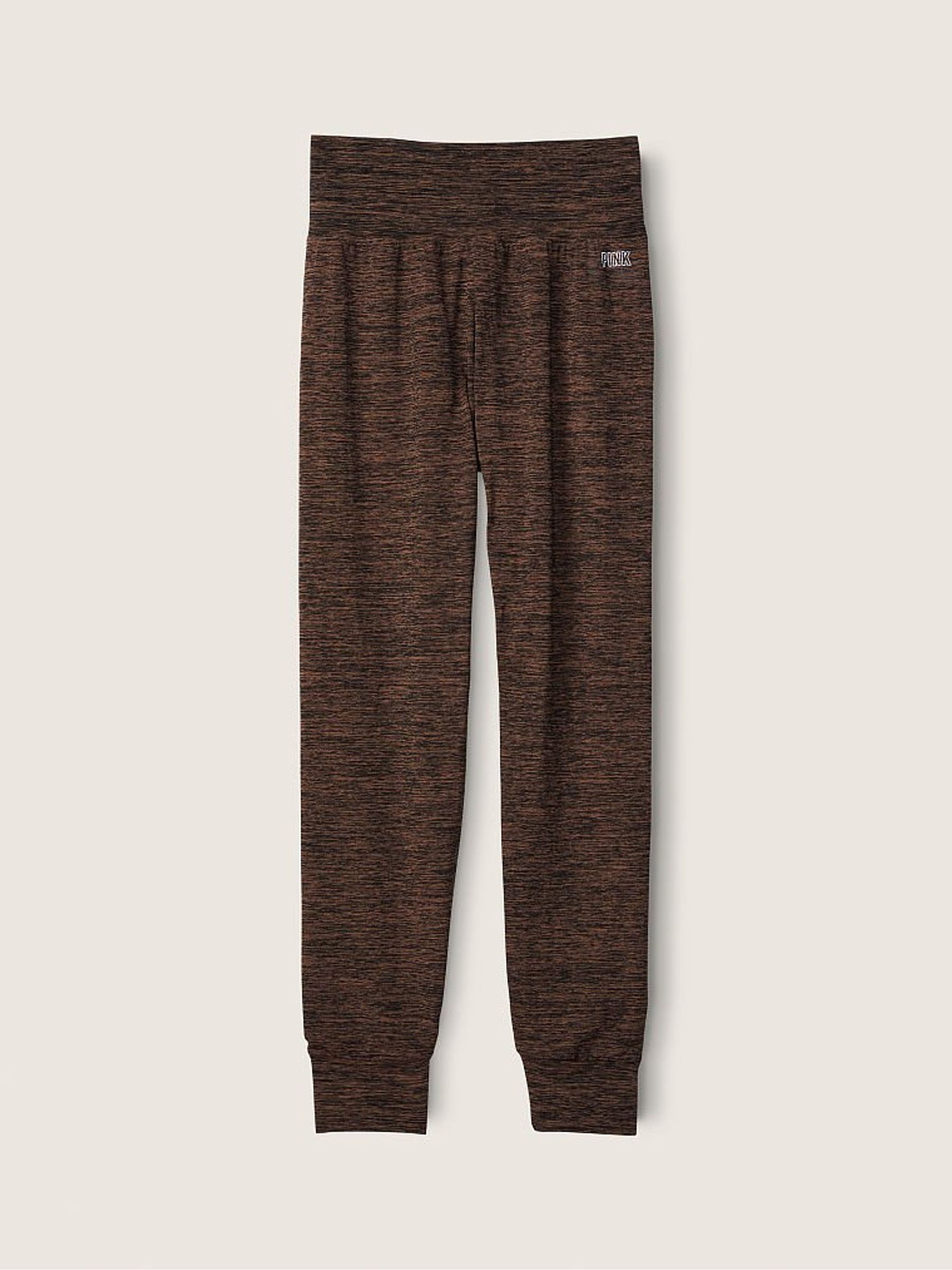 Stucco Beige Seamless High Waist Relaxed Jogger - Image 3 of 4