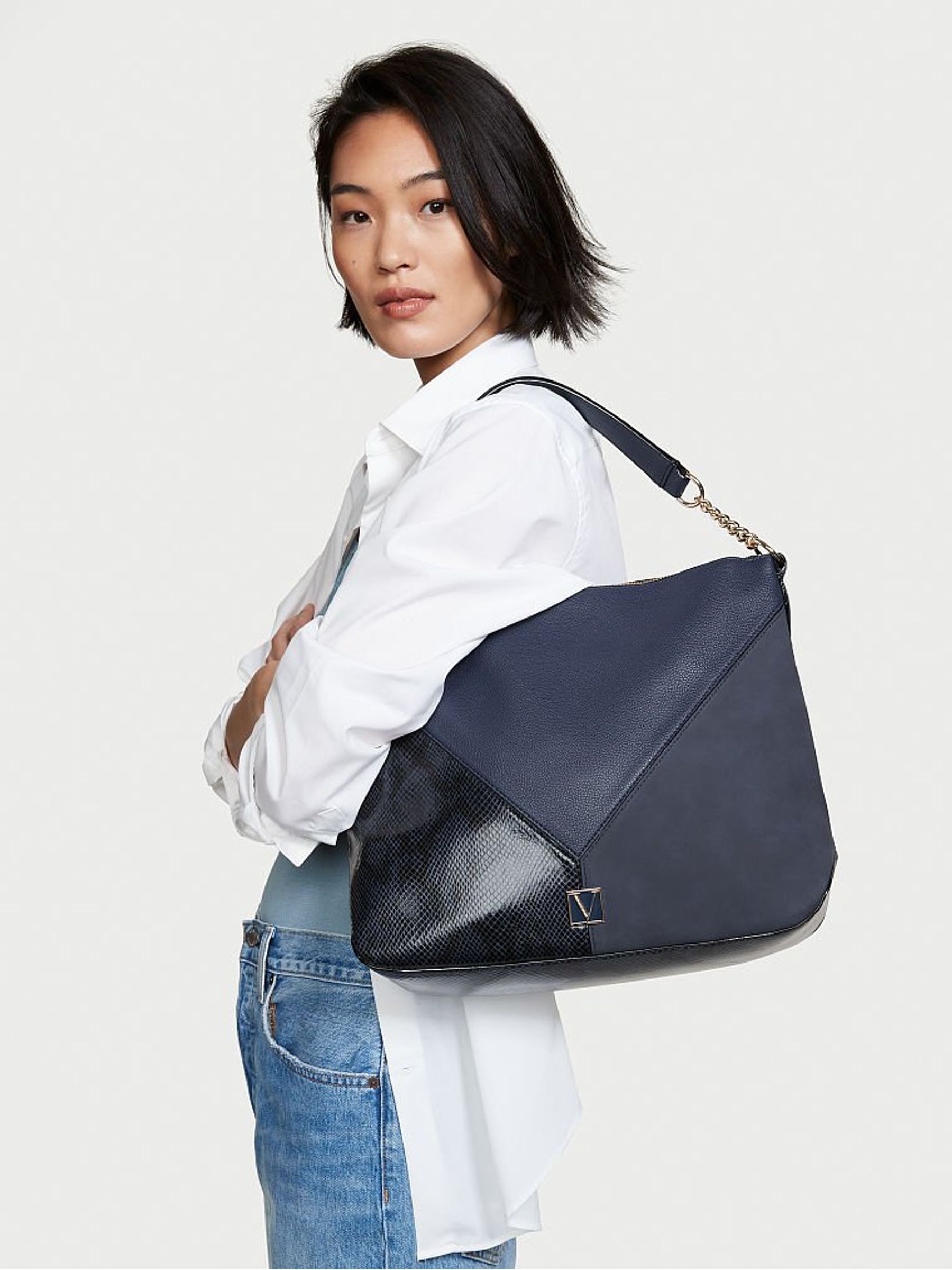 Midnight Colorblock Victoria's Secret Victoria Curve Bag - Image 5 of 5