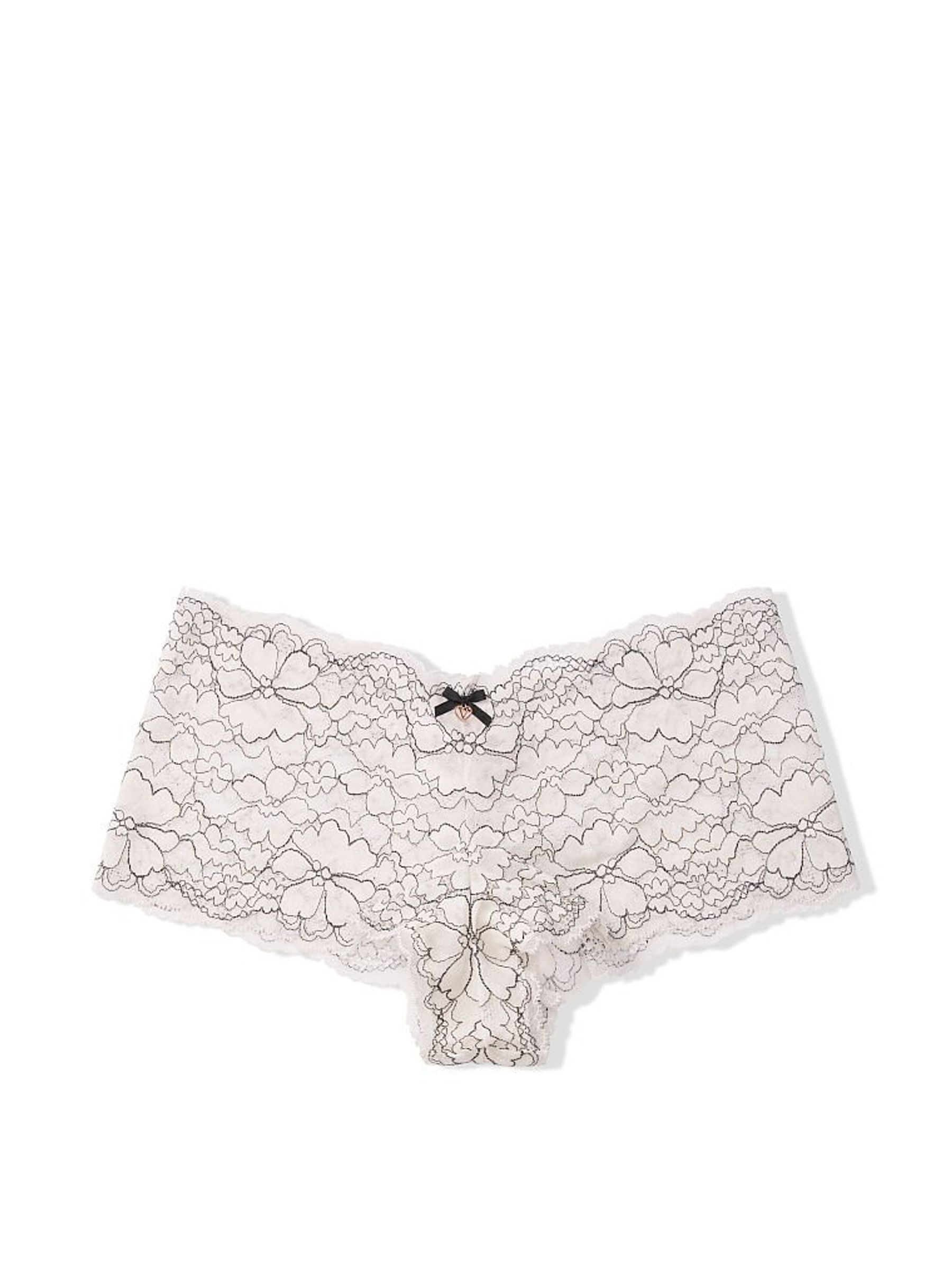 Coconut White Lace Short Knickers - Image 3 of 3
