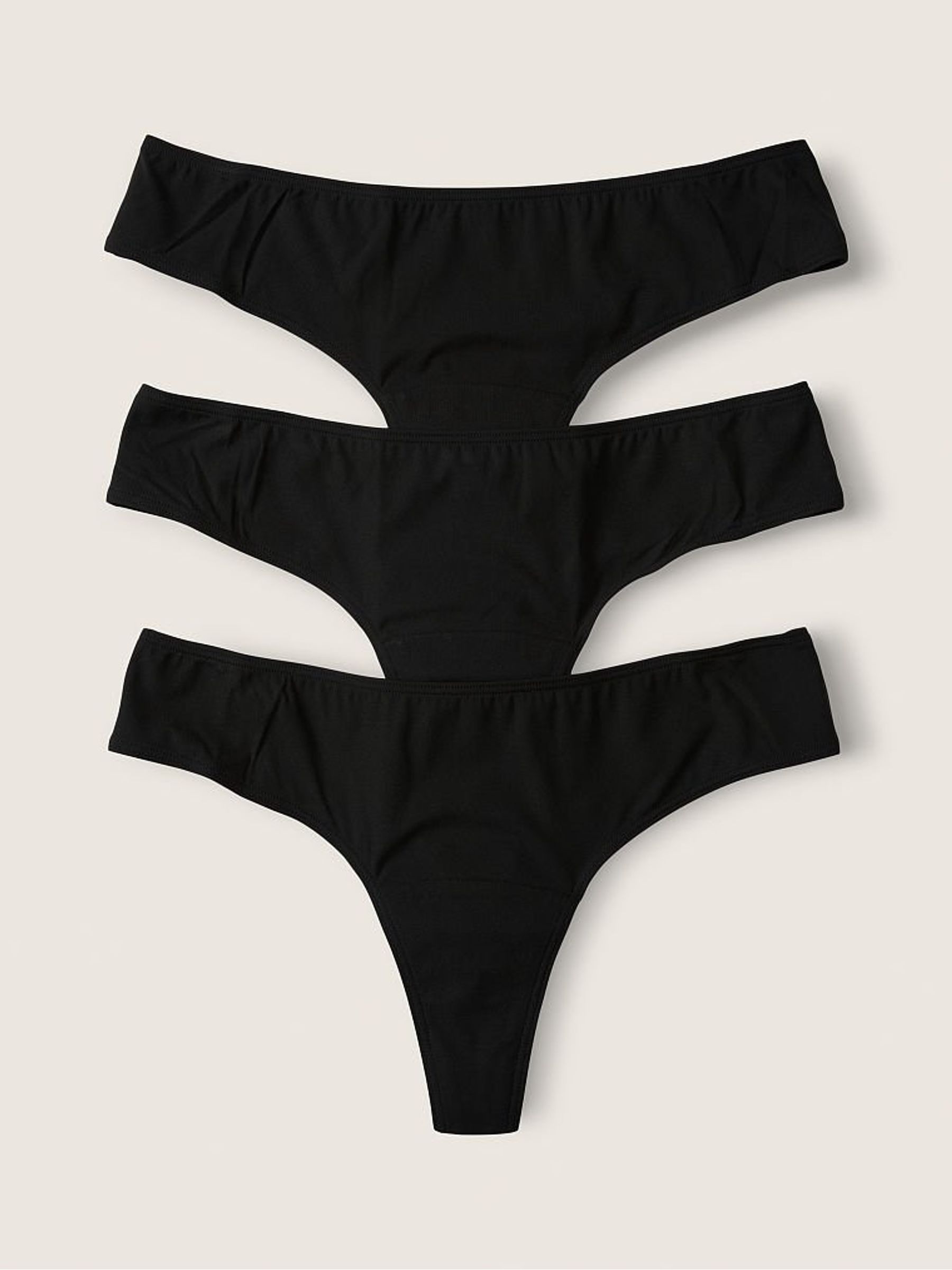 Black Thong Period Pant Knickers Multipack - Image 1 of 2