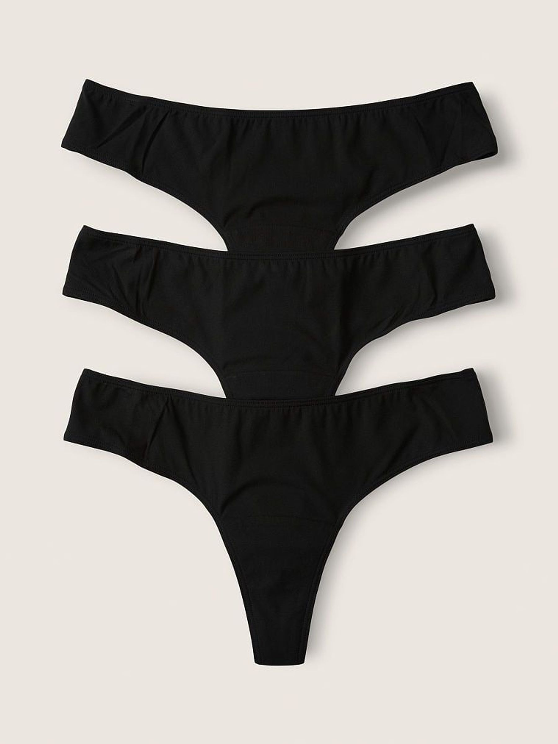 Black Thong Period Pant Knickers Multipack - Image 2 of 2