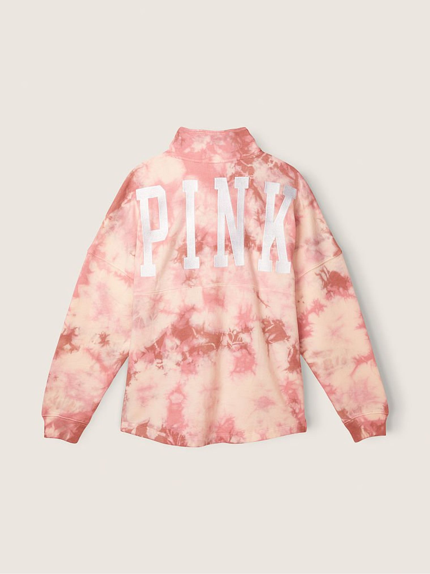 Light Ivory Pink Varsity Full Zip - Image 2 of 3