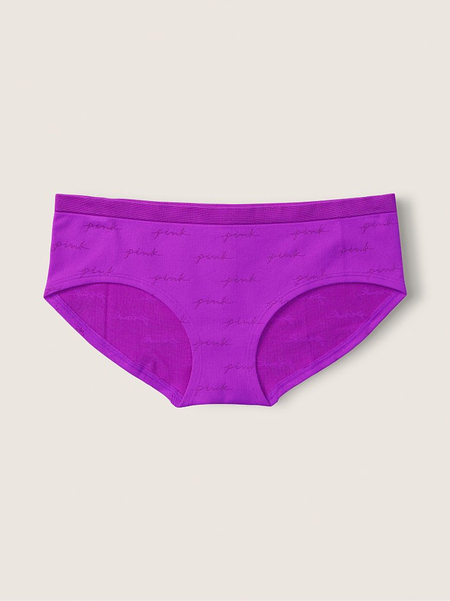 Neon Purple Seamless Hipster Knickers - Image 1 of 2