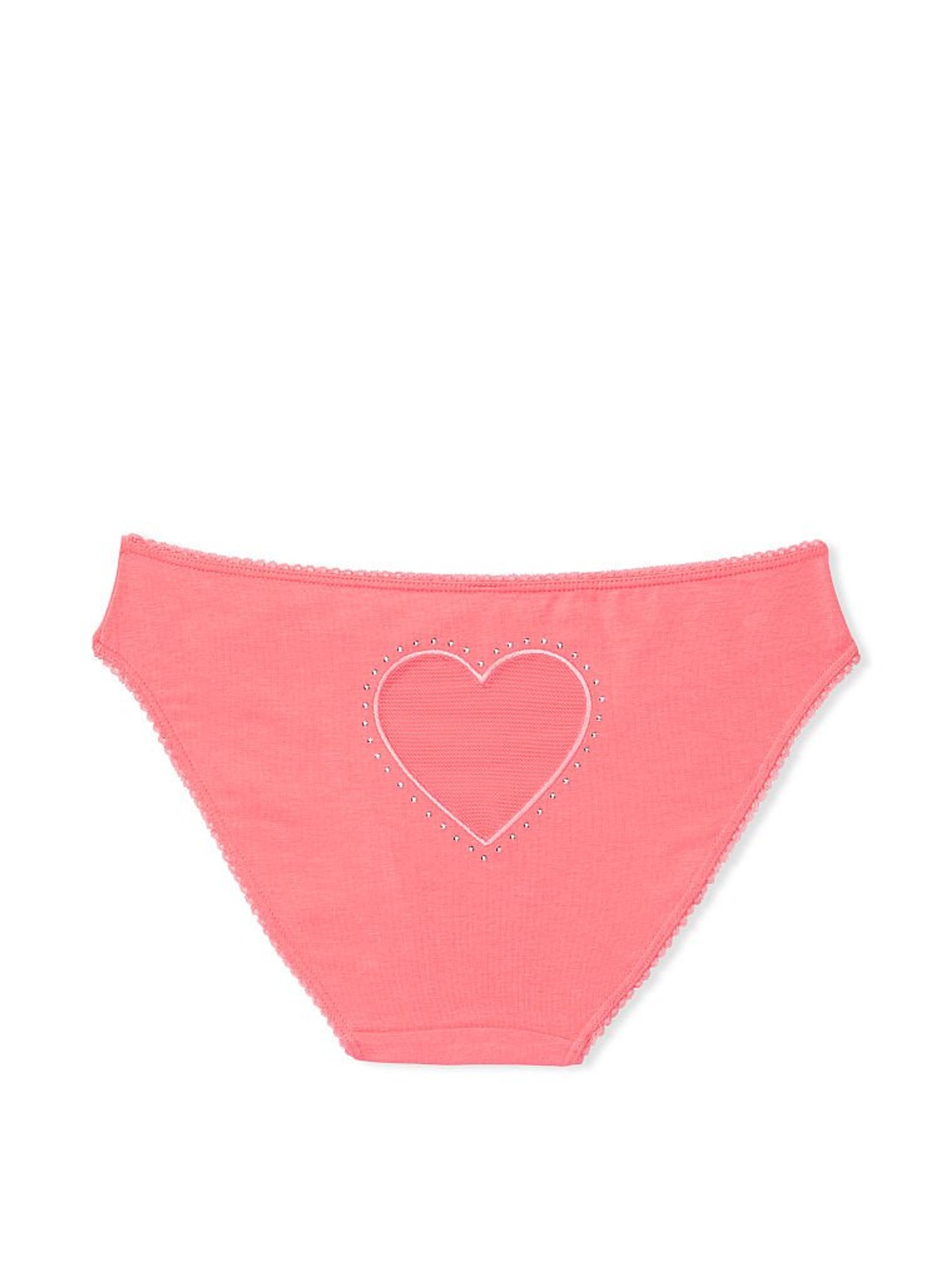 Cocktail Pink Cotton Bikini Knickers - Image 4 of 4