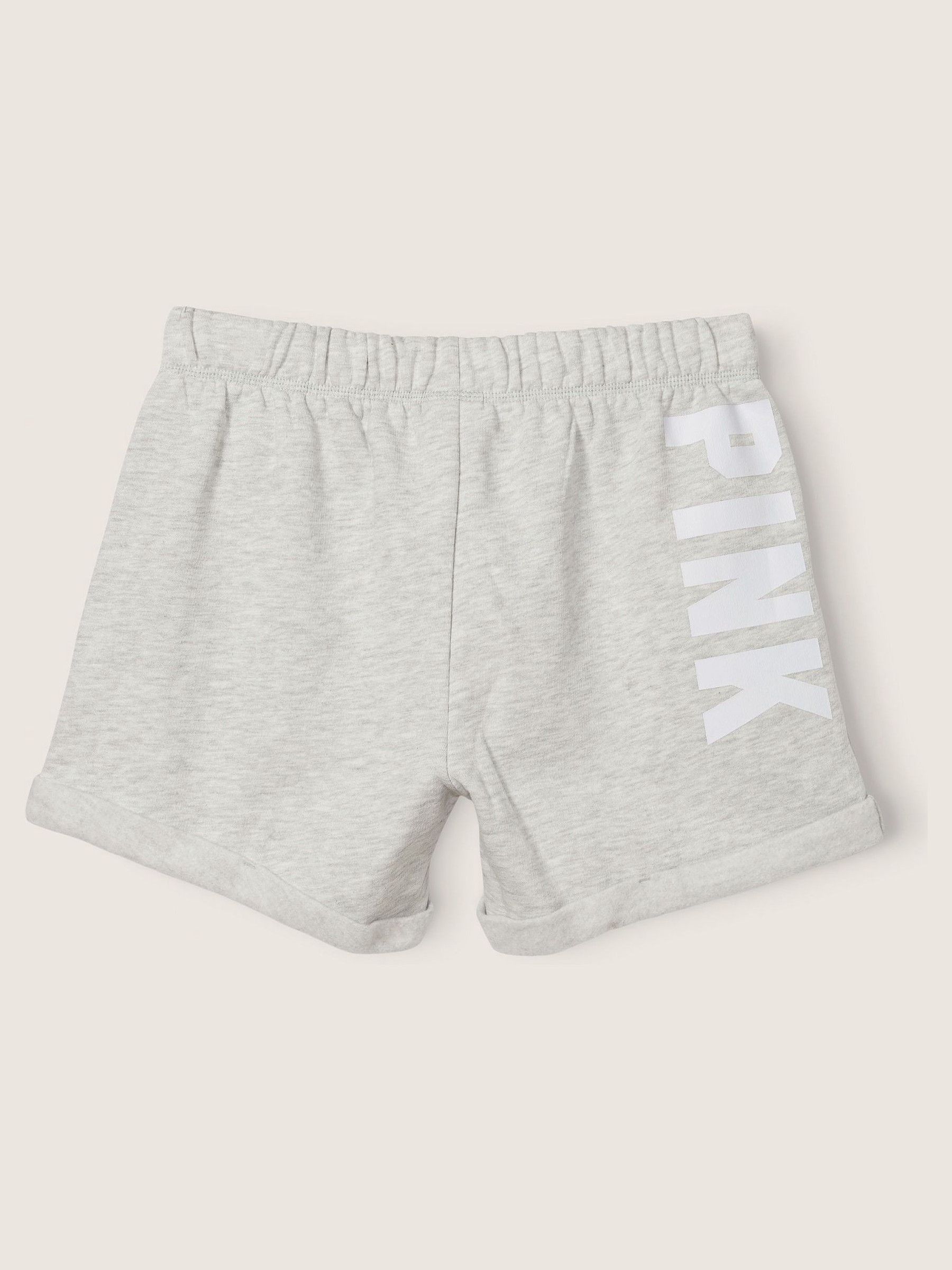 Heather Stone Grey Logo Lounge Short - Image 4 of 5