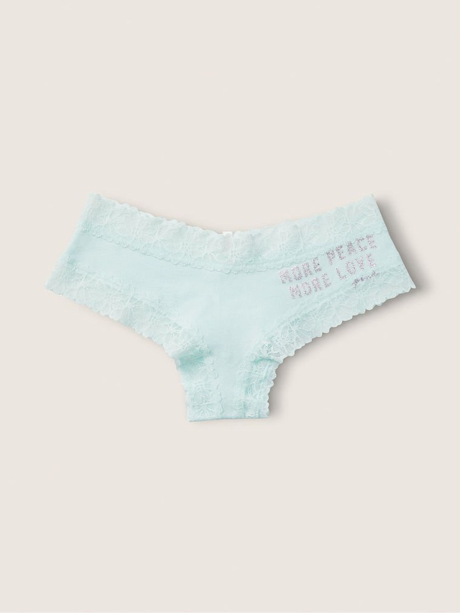 Glass Blue Lace Trim Cheekster - Image 1 of 1