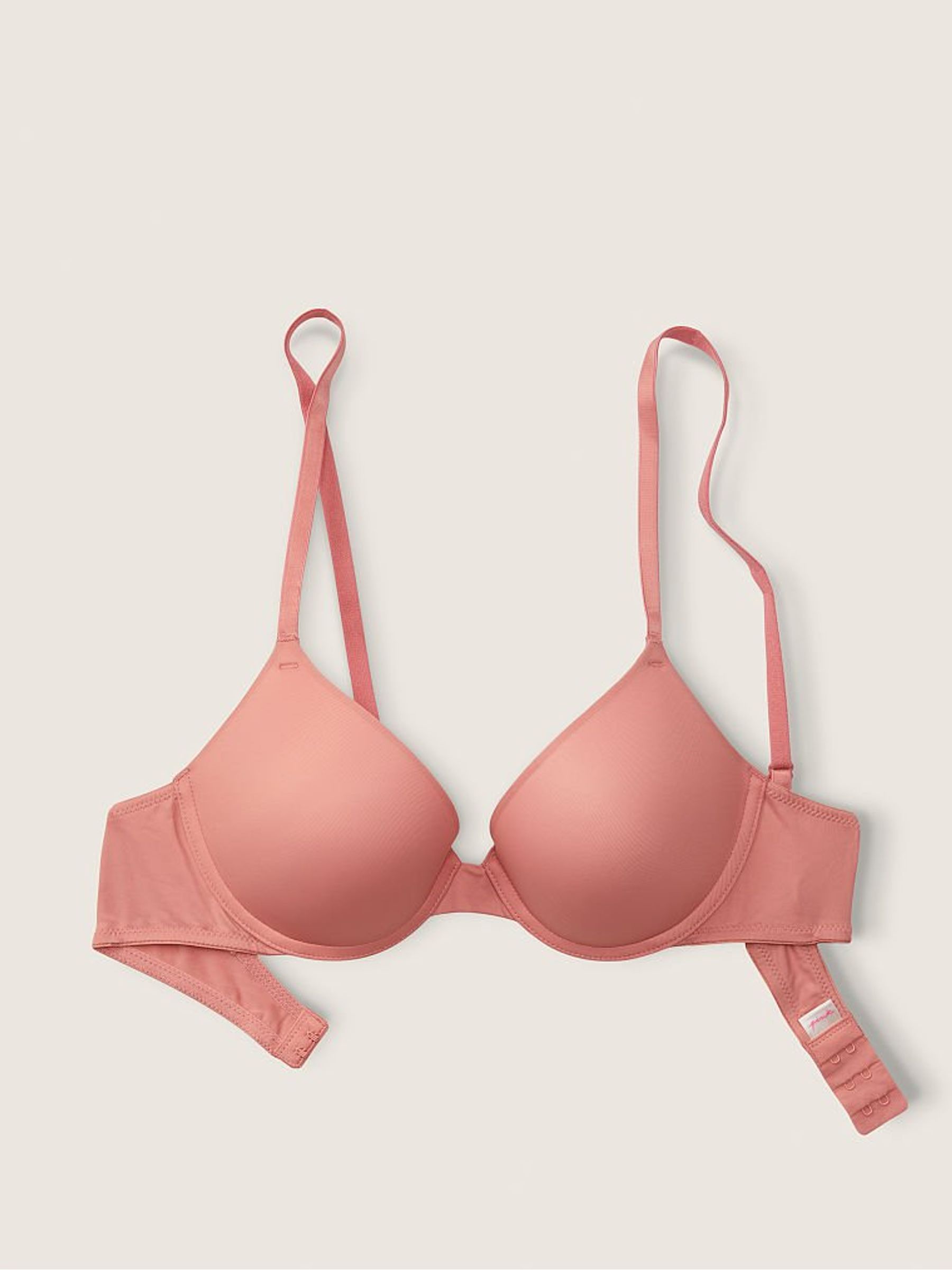 French Rose Pink Smooth Push Up T-Shirt Bra - Image 1 of 3