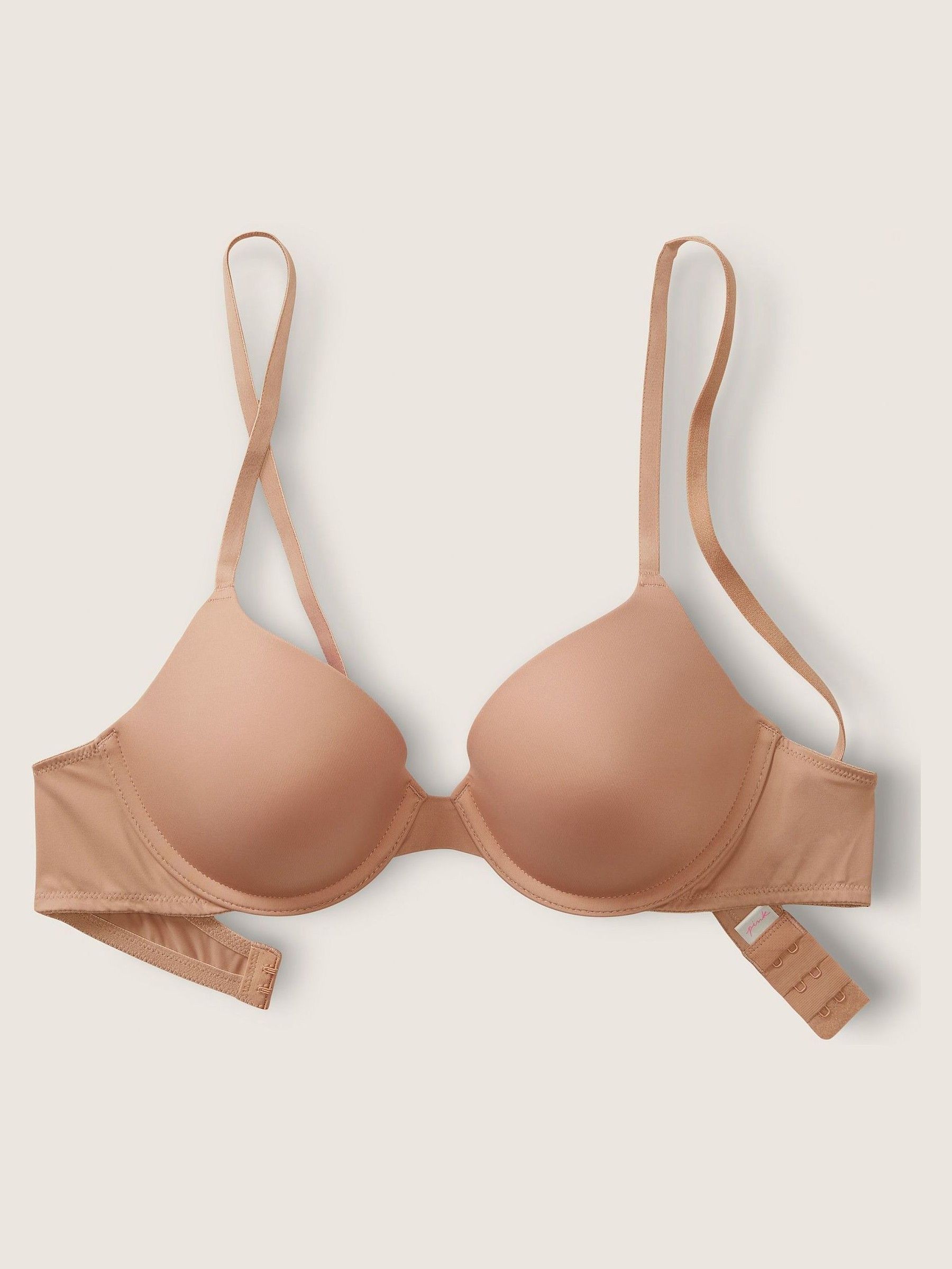 Mocha Latte Nude Smooth Lightly Lined Bra - Image 3 of 5
