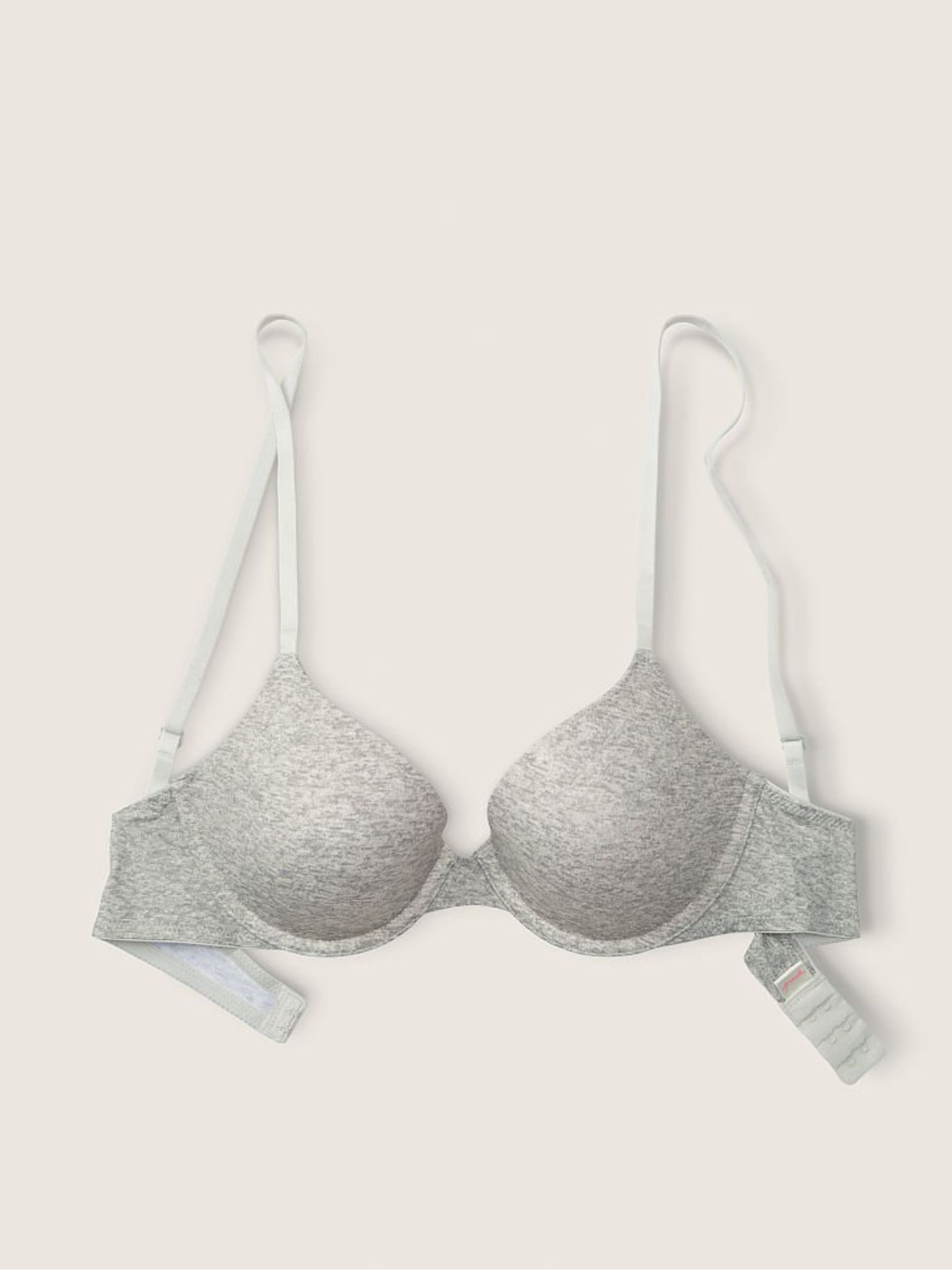 Heather Grey Smooth Lightly Lined Bra - Image 3 of 5