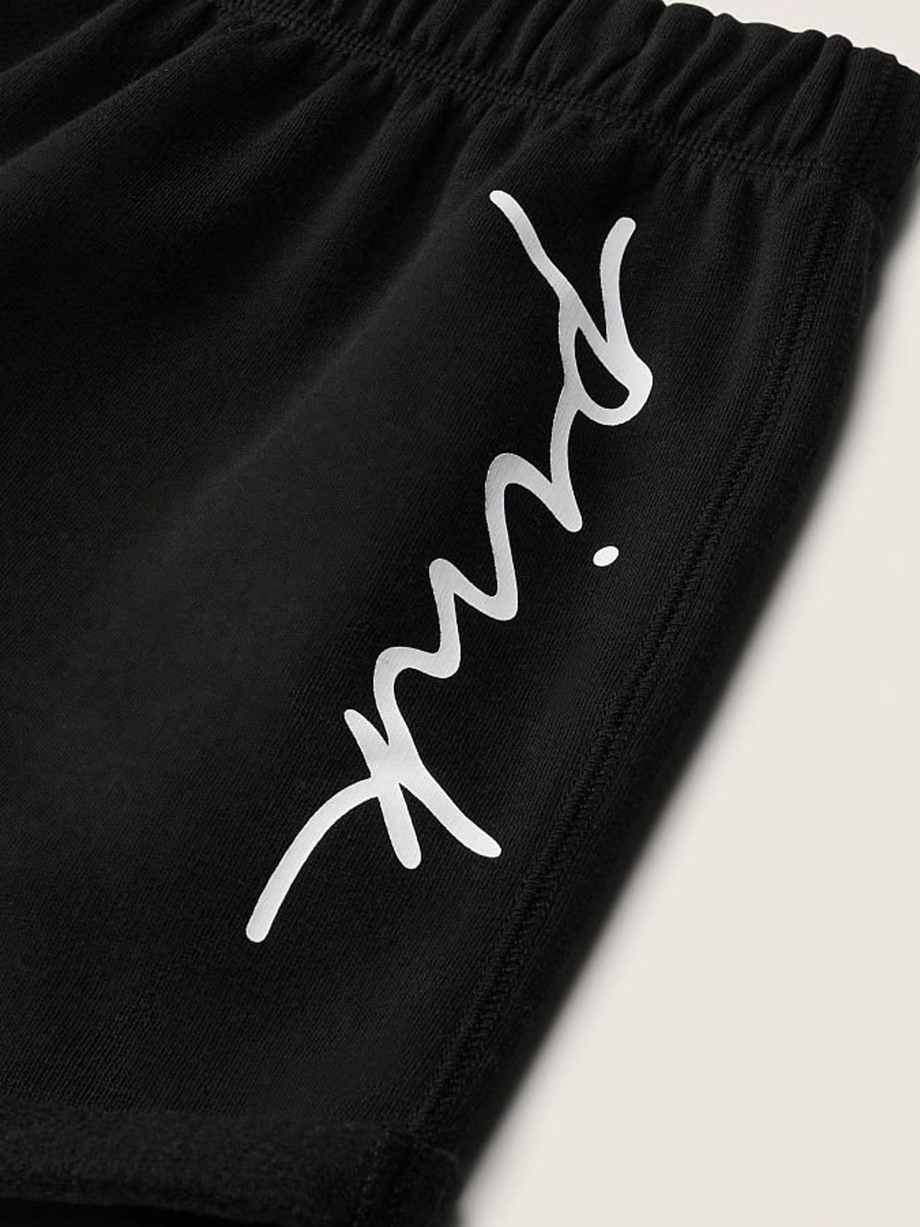 Pure Black Logo Lounge Short - Image 5 of 5