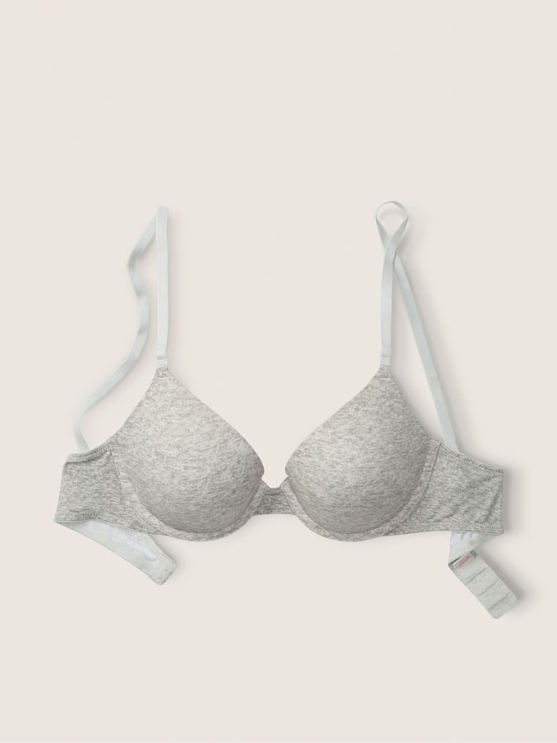 Heather Grey Smooth Push Up Bra - Image 3 of 5