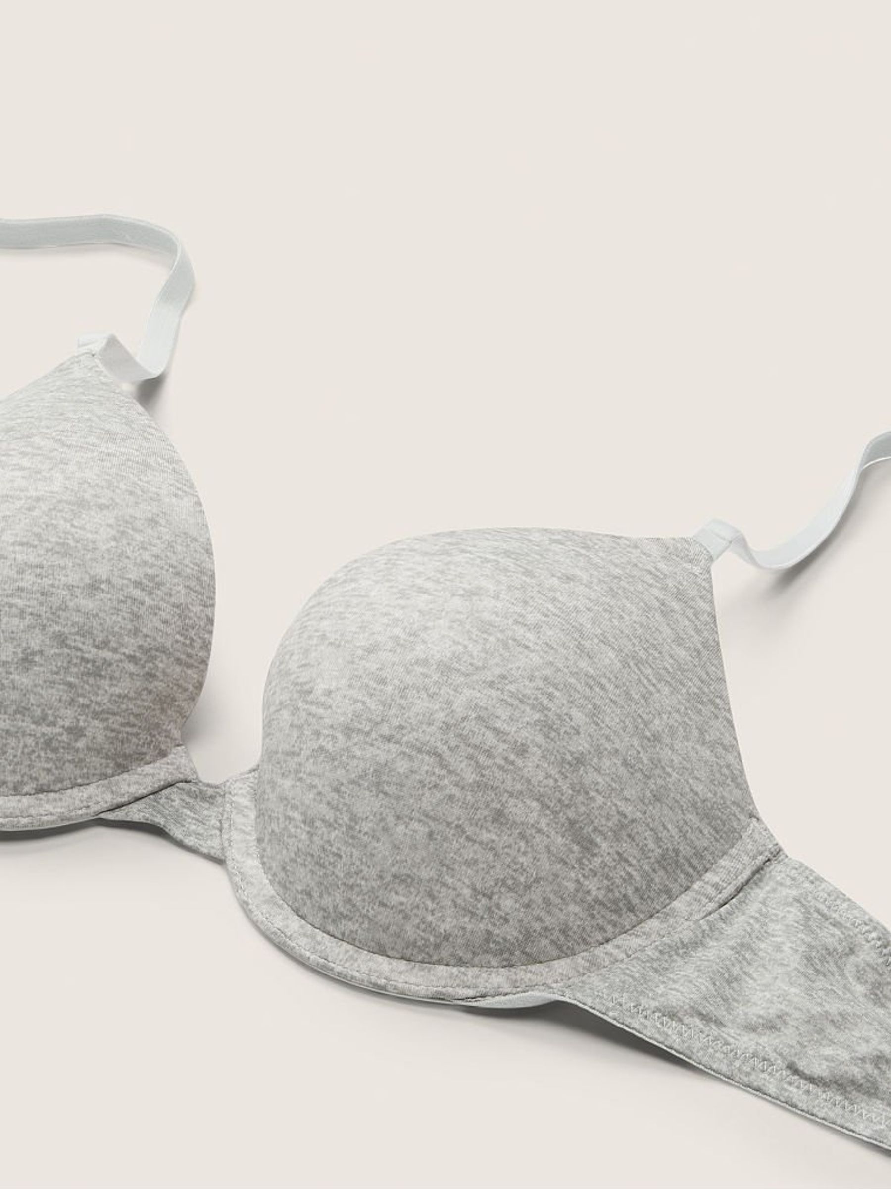 Heather Grey Smooth Push Up Bra - Image 5 of 5