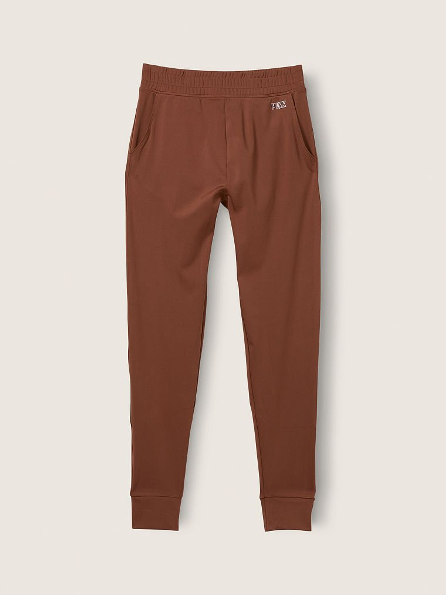 Soft Cappuccino Brown Ultimate High Waist Full Length Jogger - Image 3 of 4
