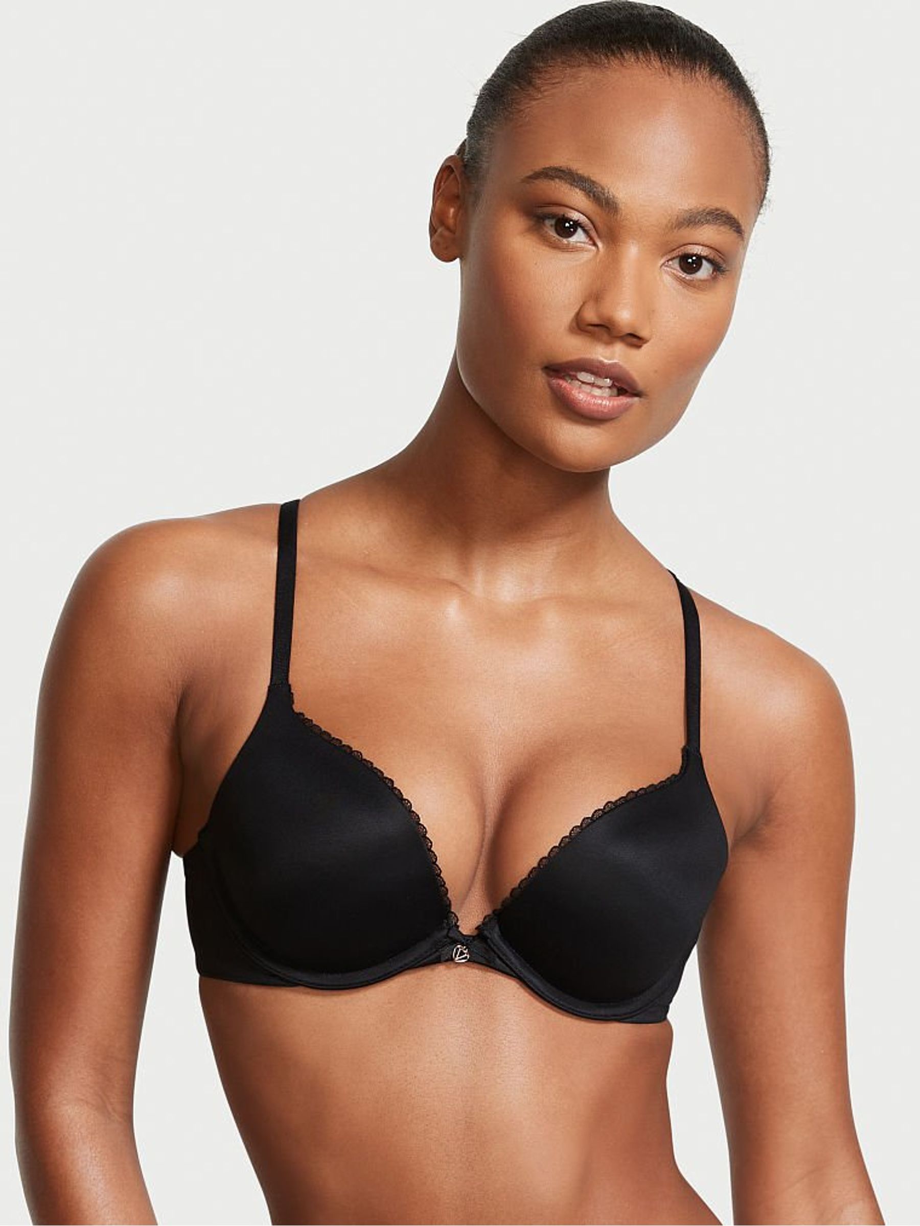 Black Smooth Push Up Bra - Image 1 of 3