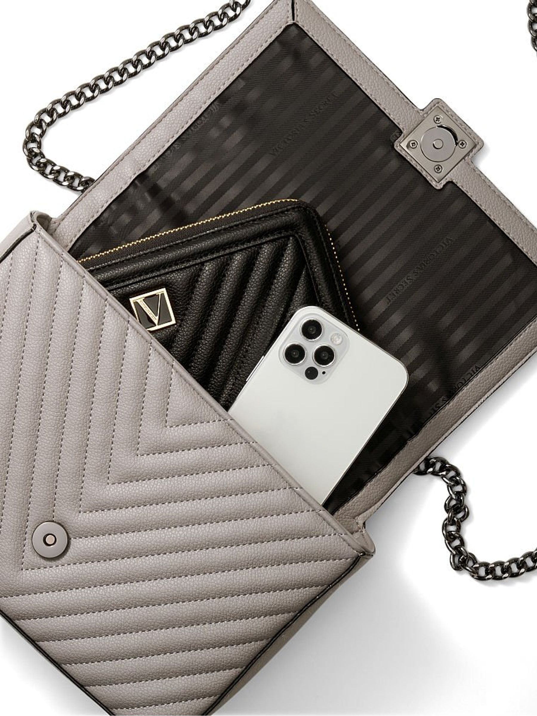 Grey Crossbody Bag - Image 3 of 4