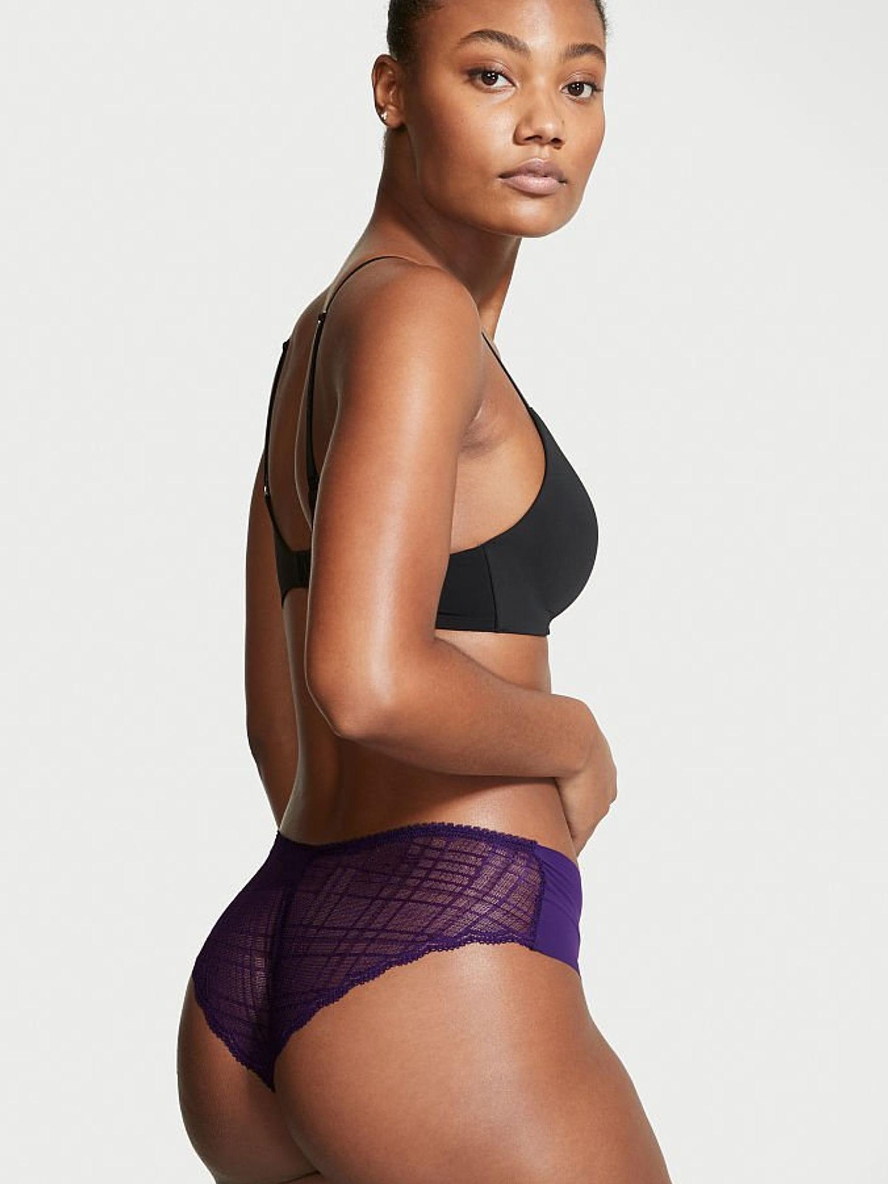 Plum Perfect Purple Lace No Show Cheeky Panty - Image 2 of 3