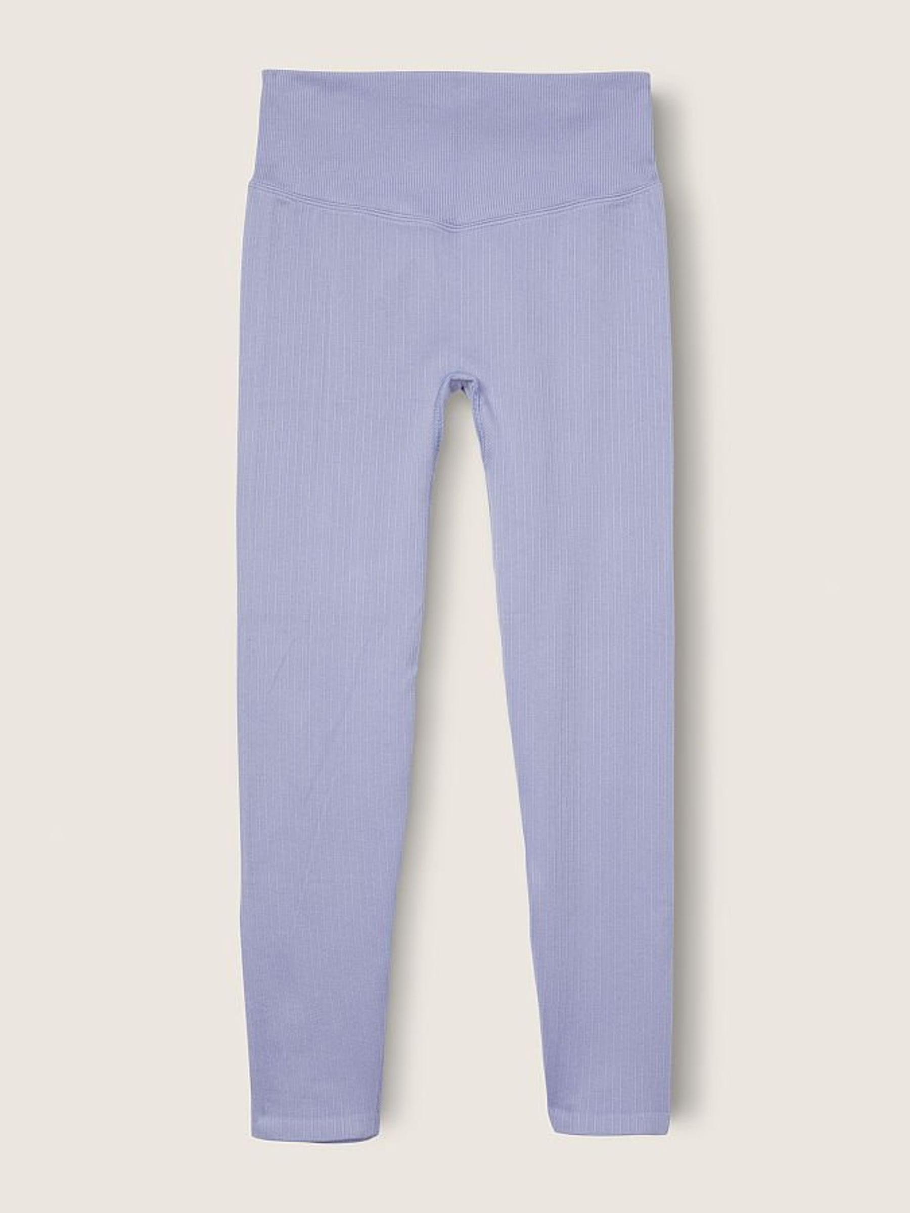 Dusty Periwinkle Seamless High Waist Workout Tight - Image 3 of 4