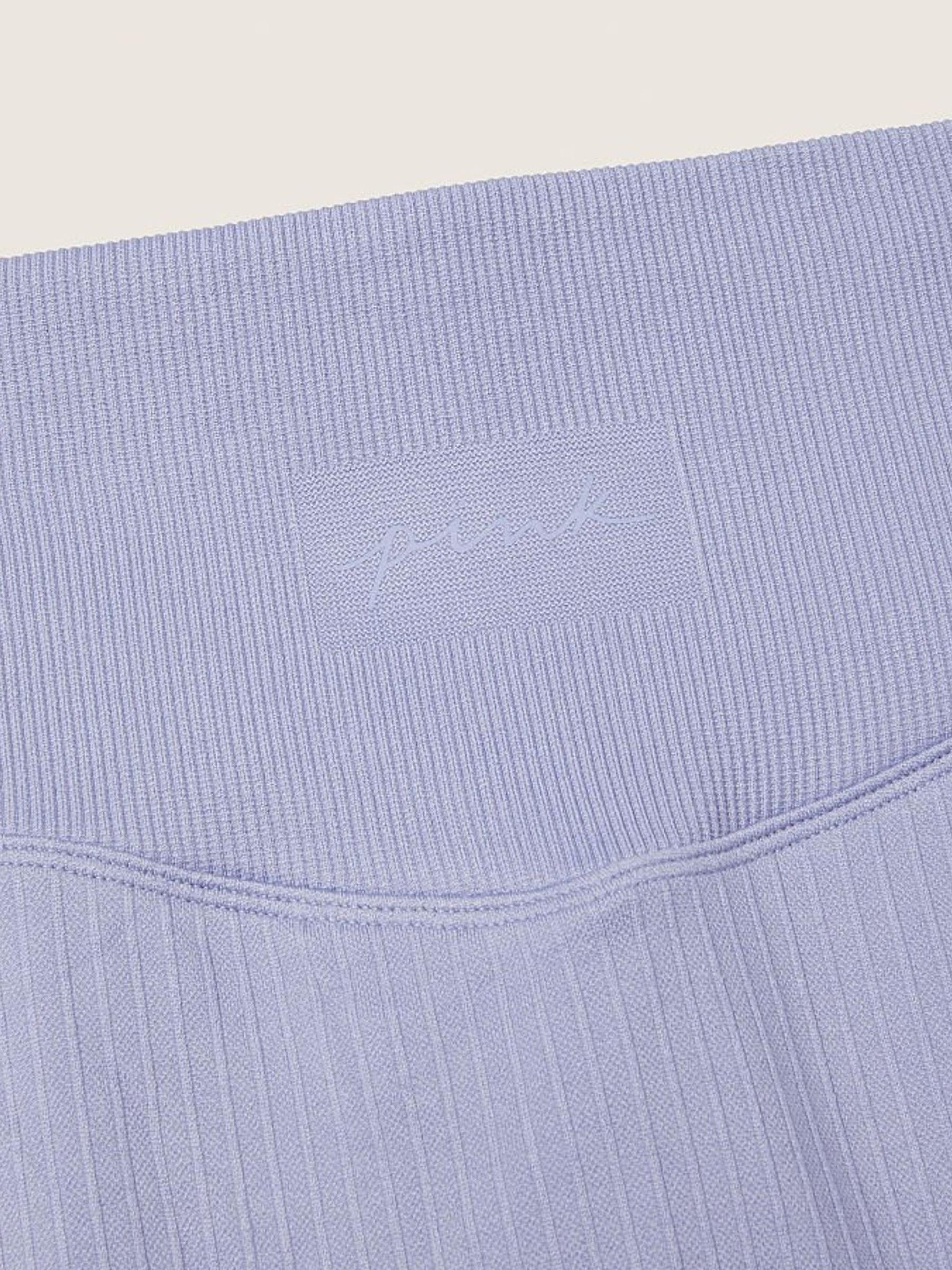 Dusty Periwinkle Seamless High Waist Workout Tight - Image 4 of 4