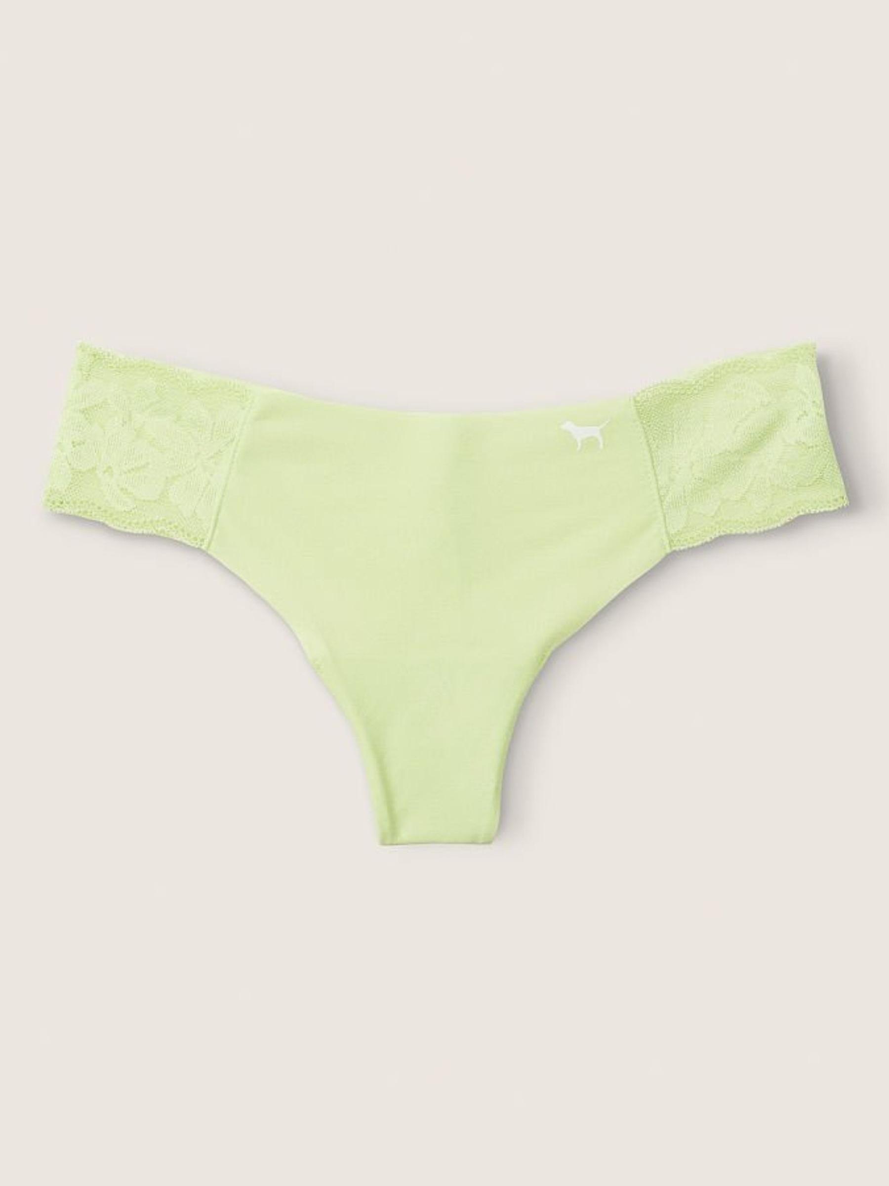 Icy Lime Green No Show Thong Knickers - Image 1 of 2
