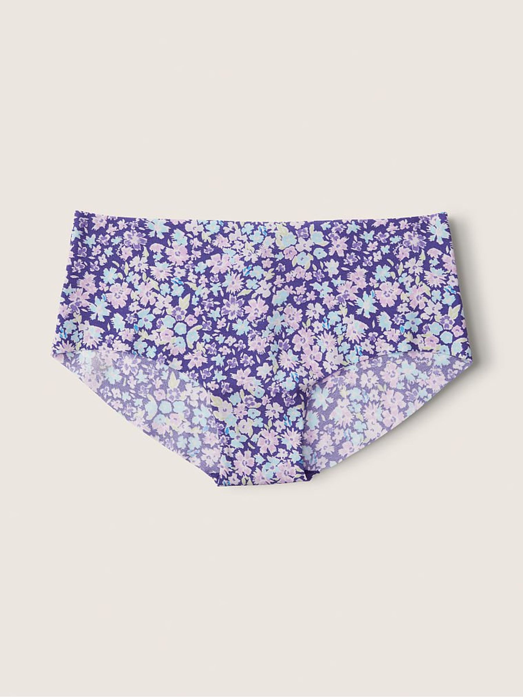 Indigo Blue Ditsy Floral NoShow Hipster Knickers - Image 1 of 2