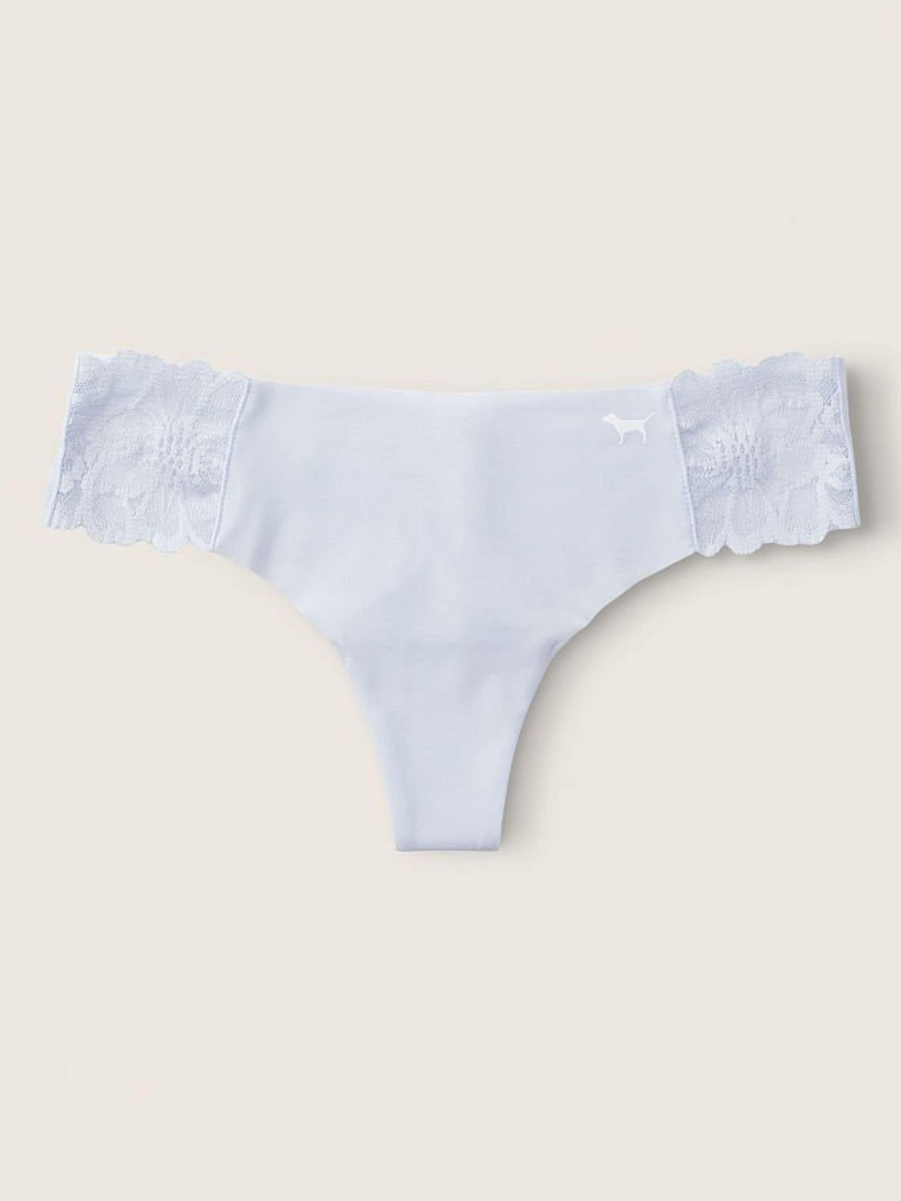 Arctic Ice Blue No Show Thong Knickers - Image 1 of 2