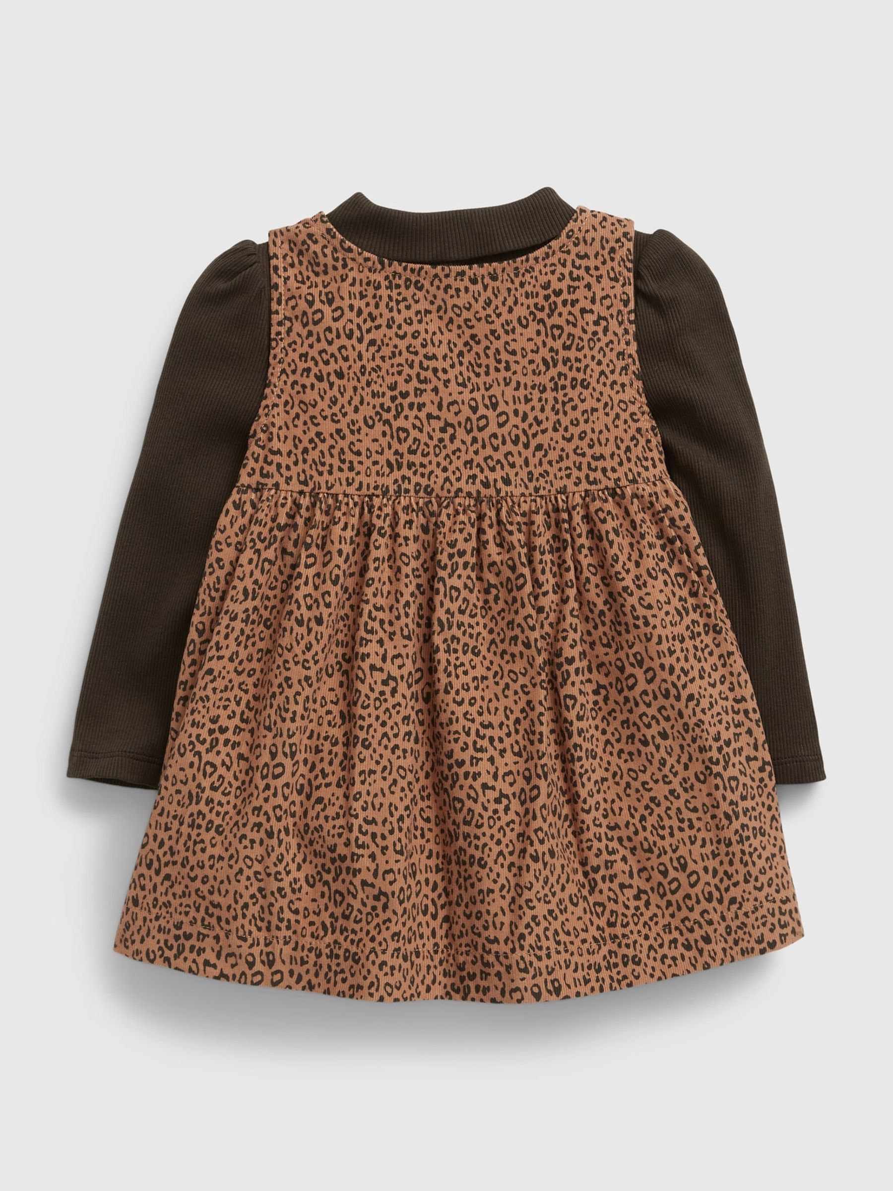 Brown Corduroy Dress Set - Image 2 of 3