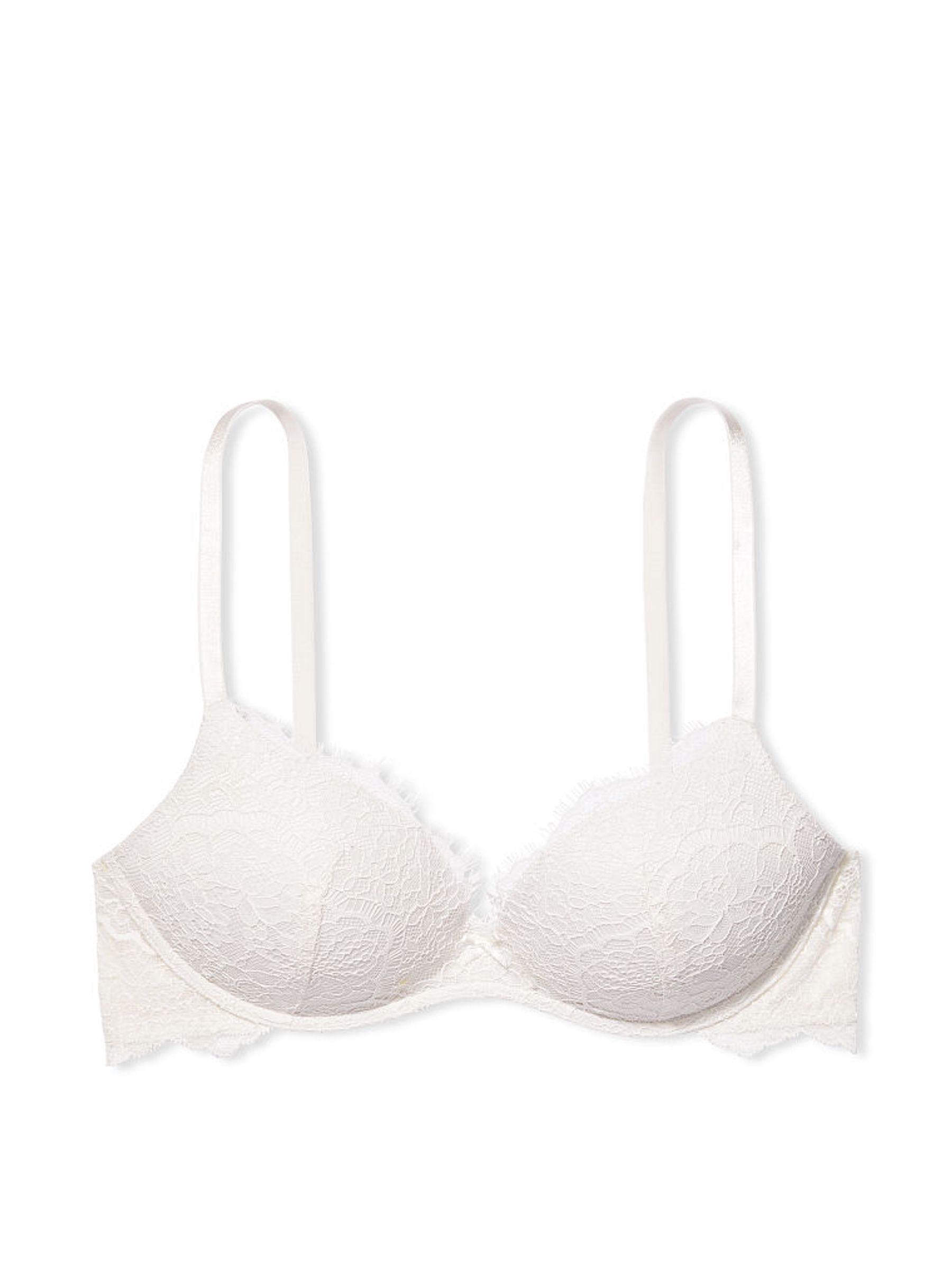 Coconut White Lace Non Wired Lightly Lined Bra - Image 3 of 3