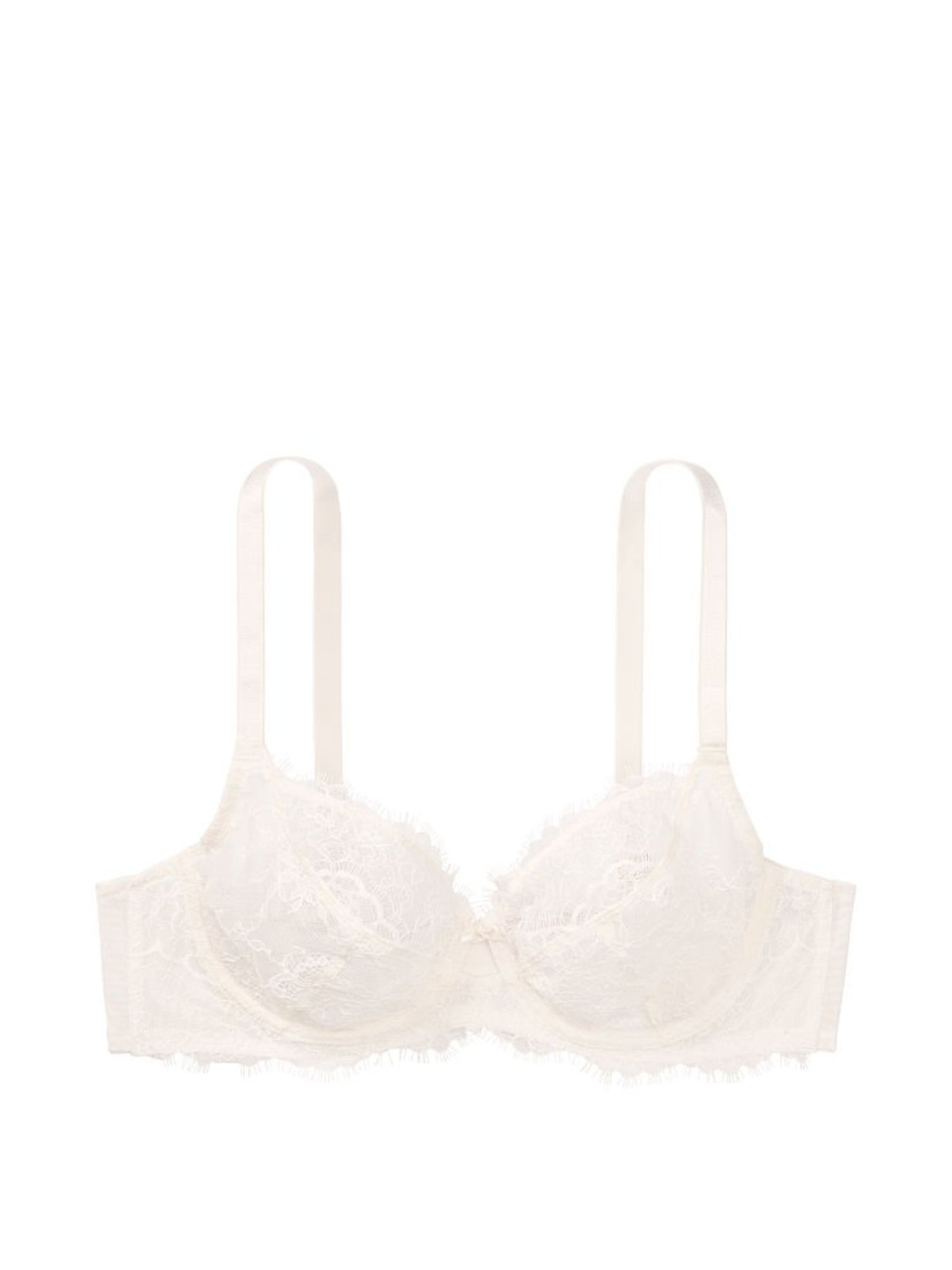 Coconut White Lace Full Cup Unlined Bra - Image 4 of 4