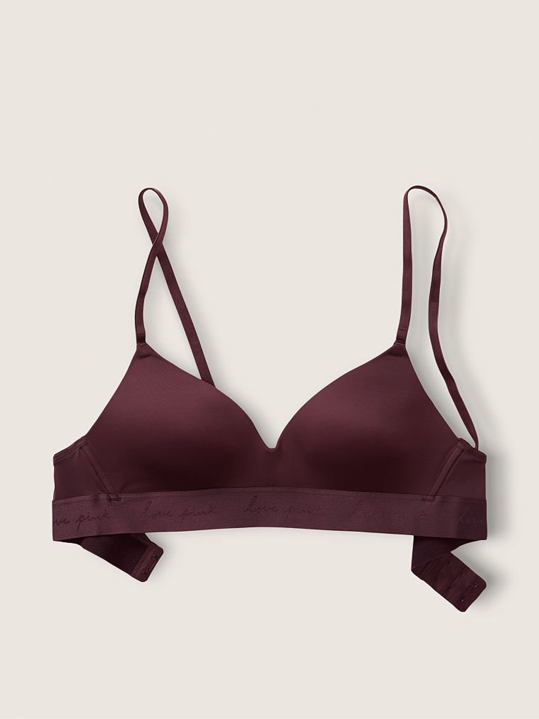 Brown Burnt Umber Smooth Lightly Lined Non Wired T-Shirt Bra - Image 3 of 5