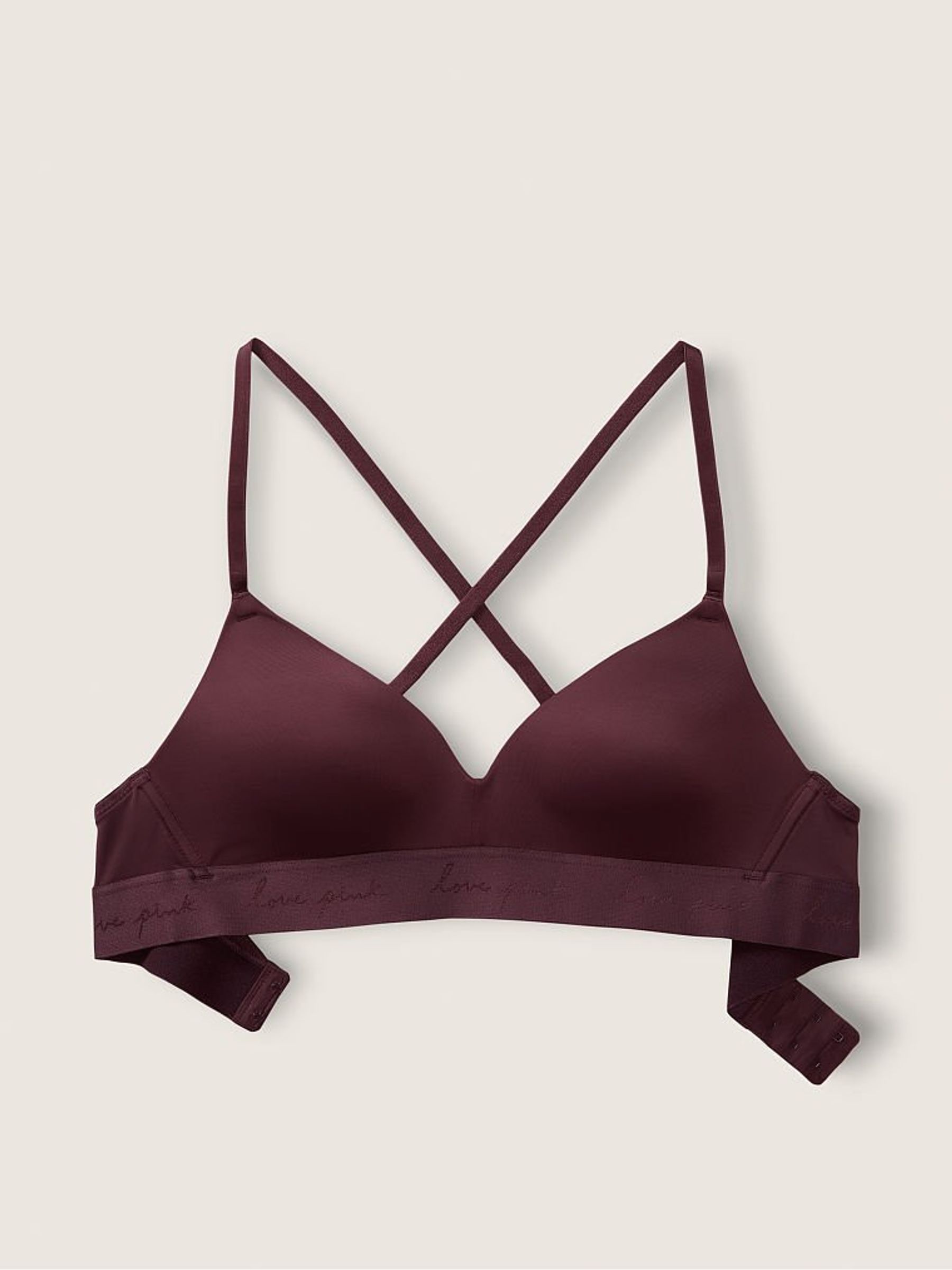 Brown Burnt Umber Smooth Lightly Lined Non Wired T-Shirt Bra - Image 4 of 5