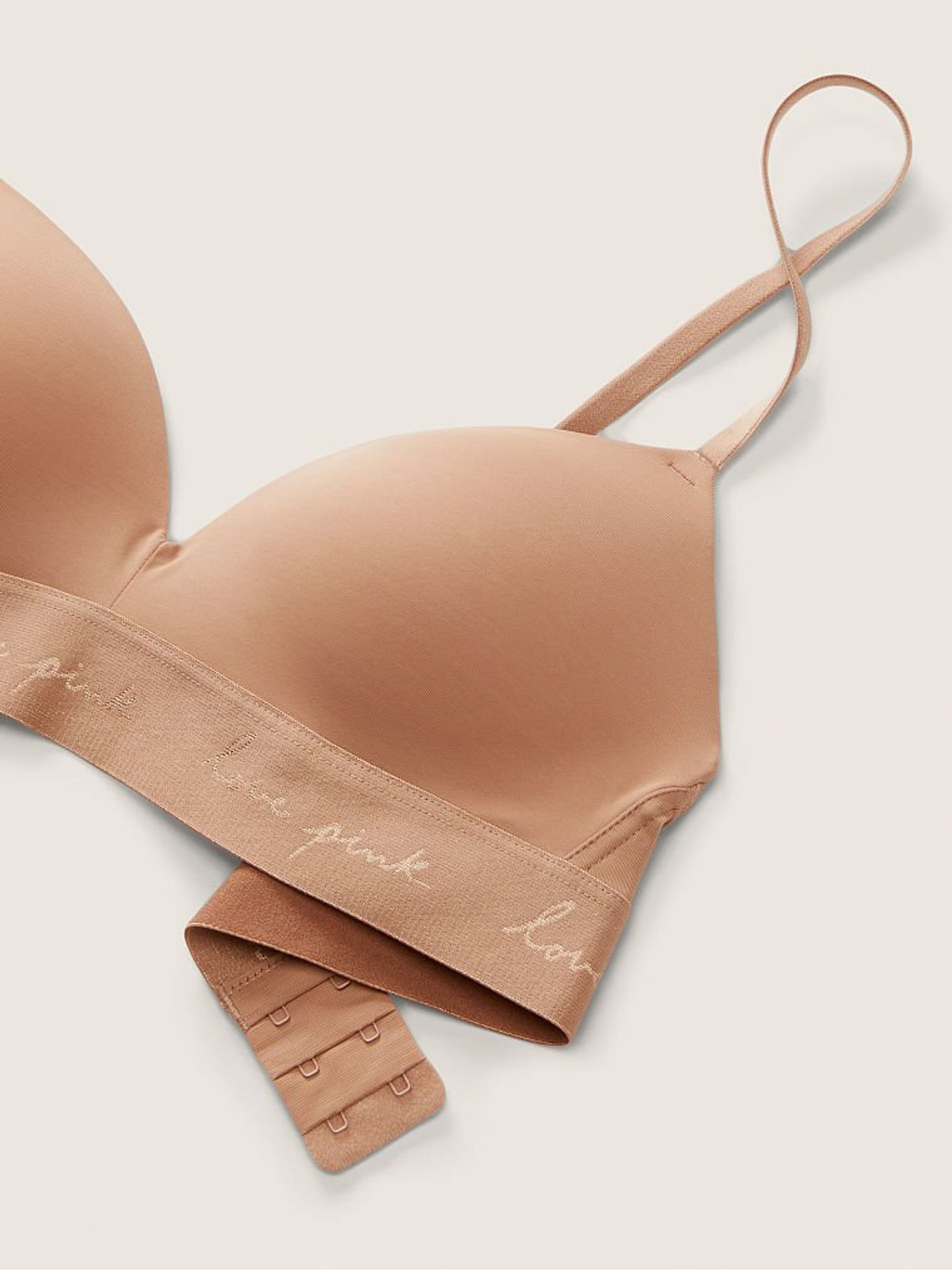 Mocha Latte Nude Non Wired Push Up Smooth T-Shirt Bra - Image 5 of 5