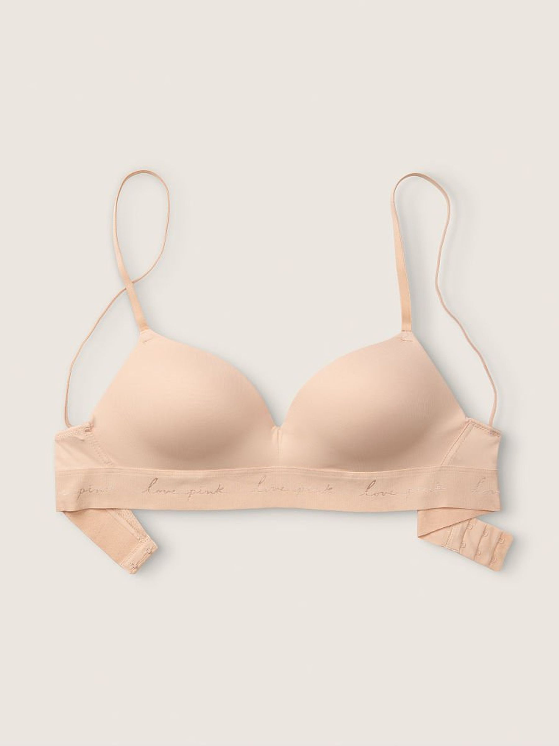 Champagne Nude Non Wired Push Up Smooth T-Shirt Bra - Image 4 of 5