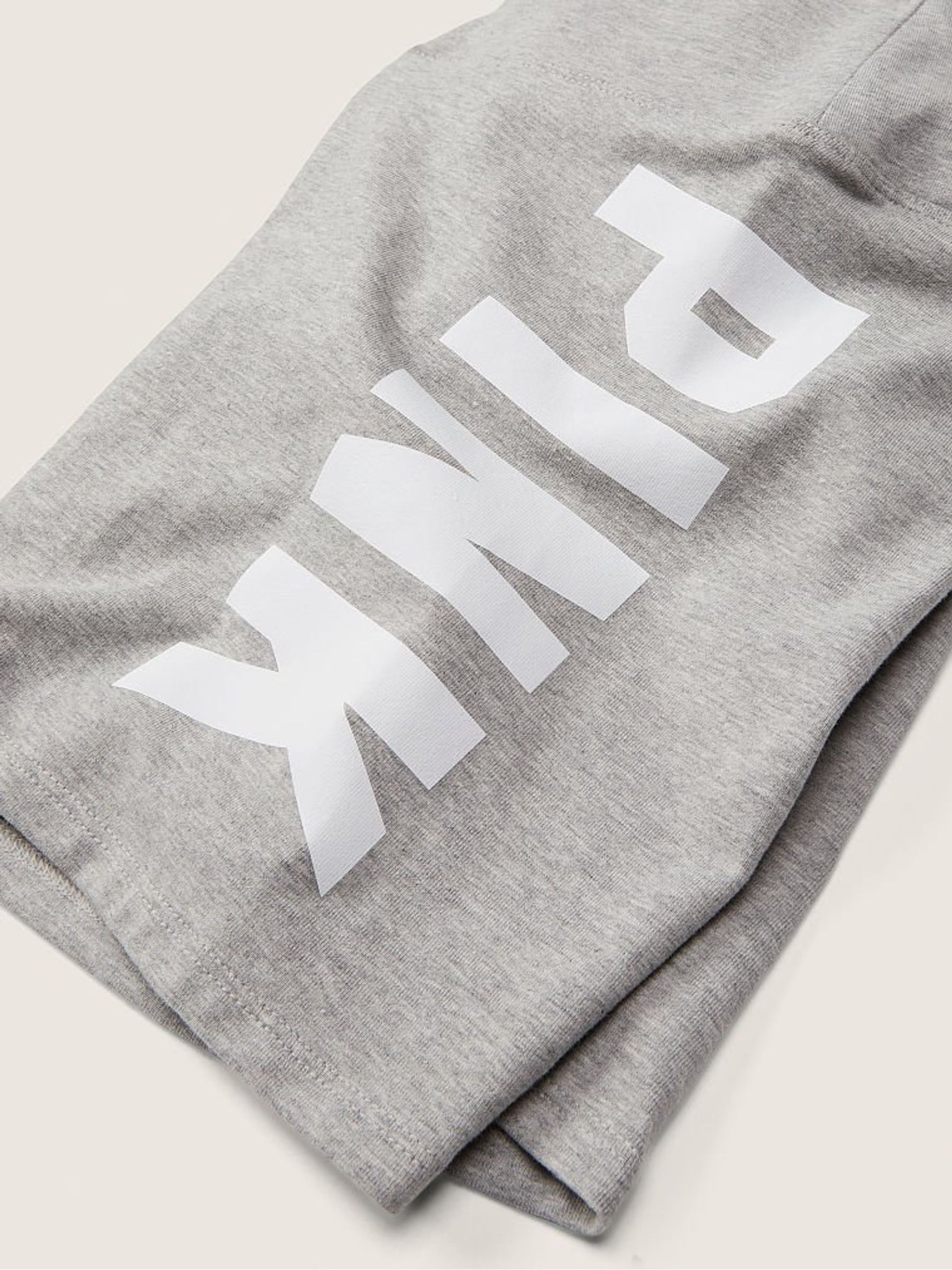 Grey Cotton High Waist " Bike Short - Image 2 of 2