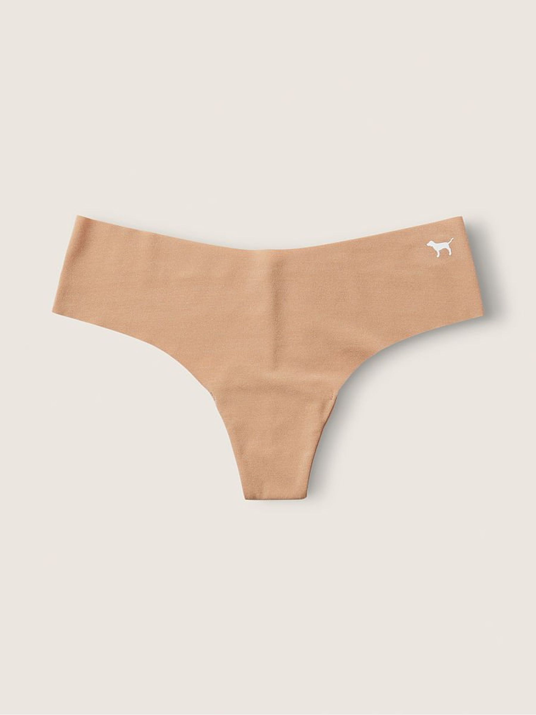 Mocha Latte Nude No Show Thong Knicker - Image 1 of 2