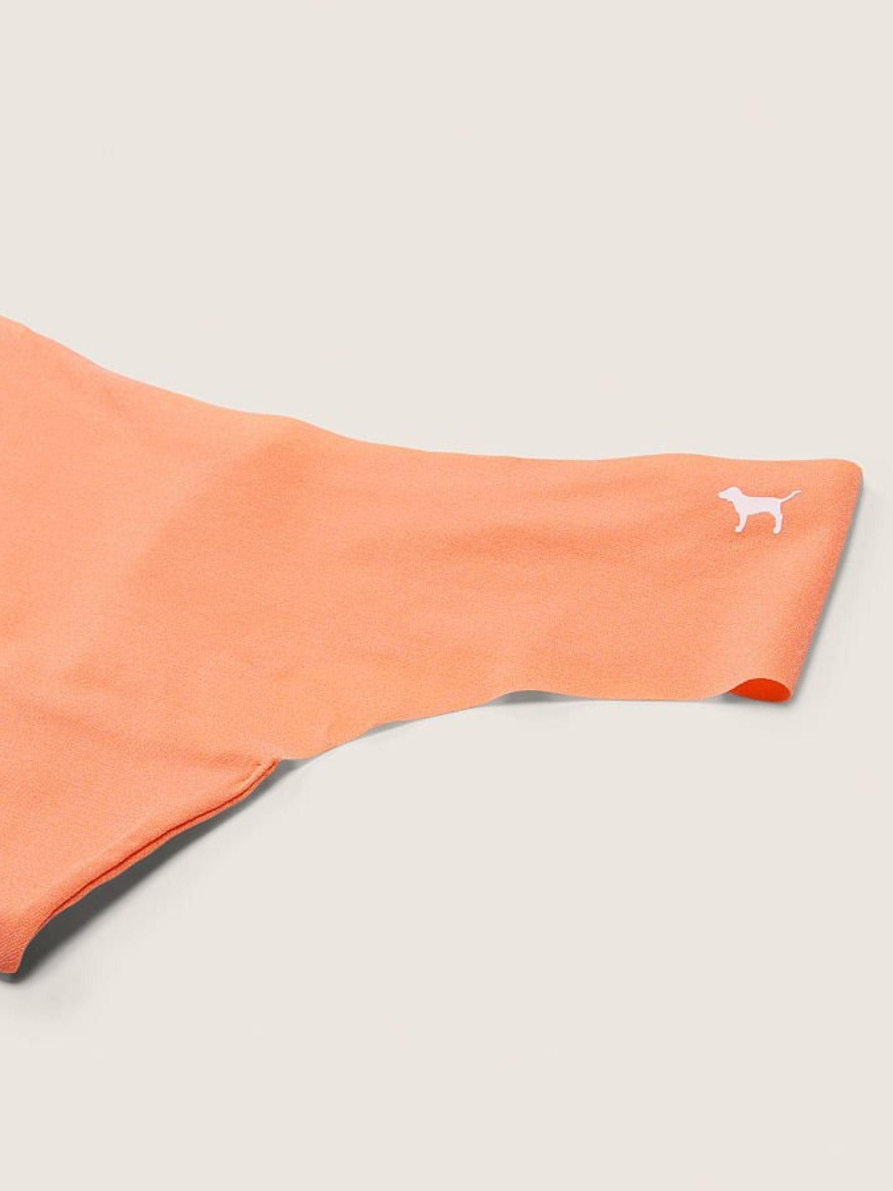 Coral Cream Orange No Show Thong Knickers - Image 2 of 2
