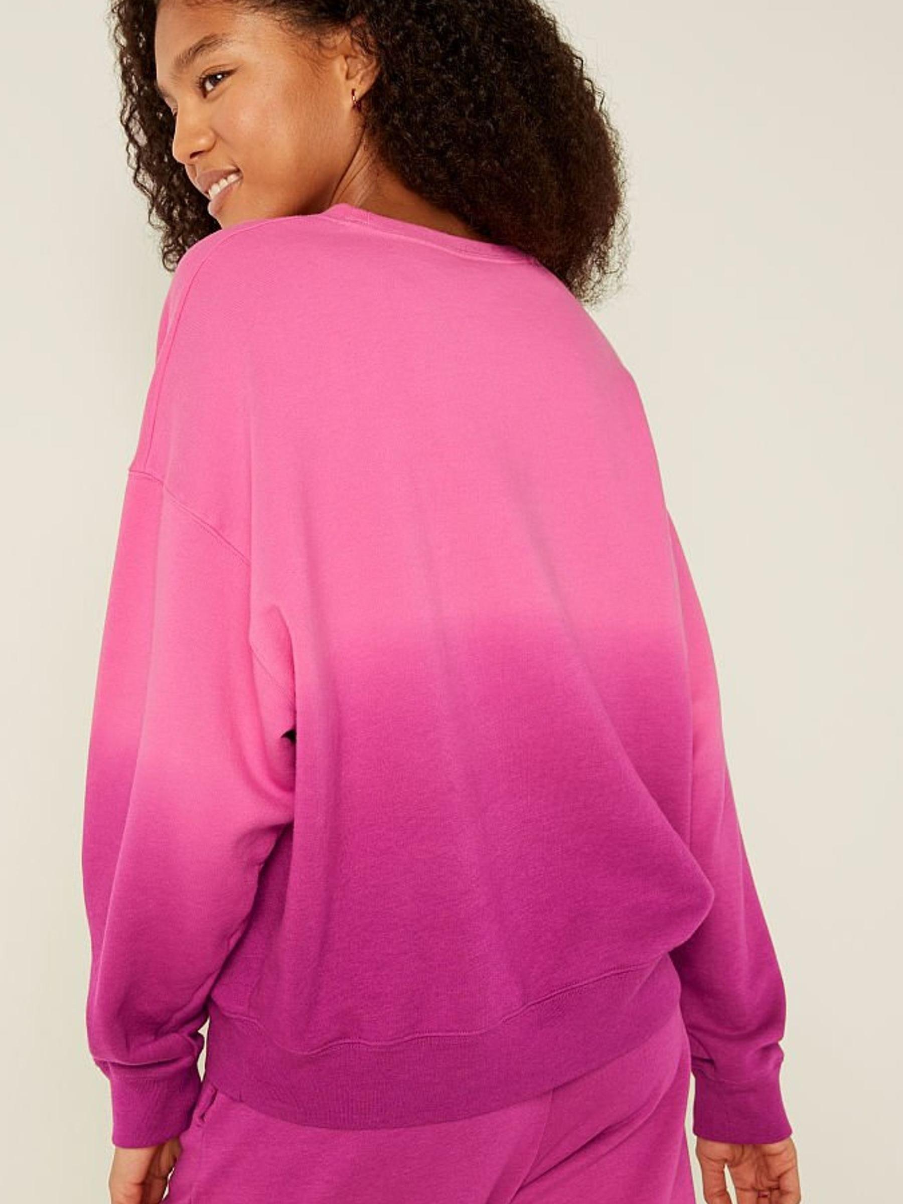 Capri Pink Ombre Crew Sweatshirt - Image 2 of 4