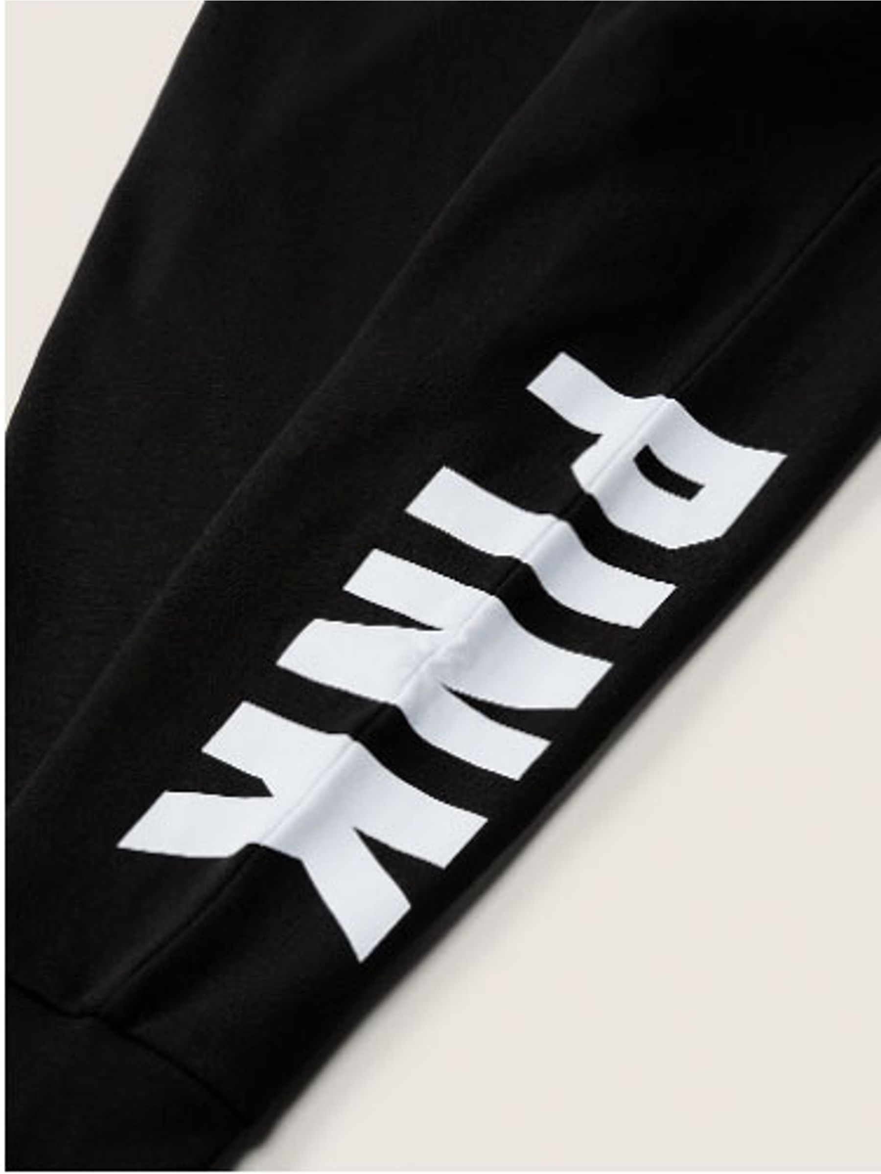 Pure Black Fleece Lounge Jogger - Image 5 of 5