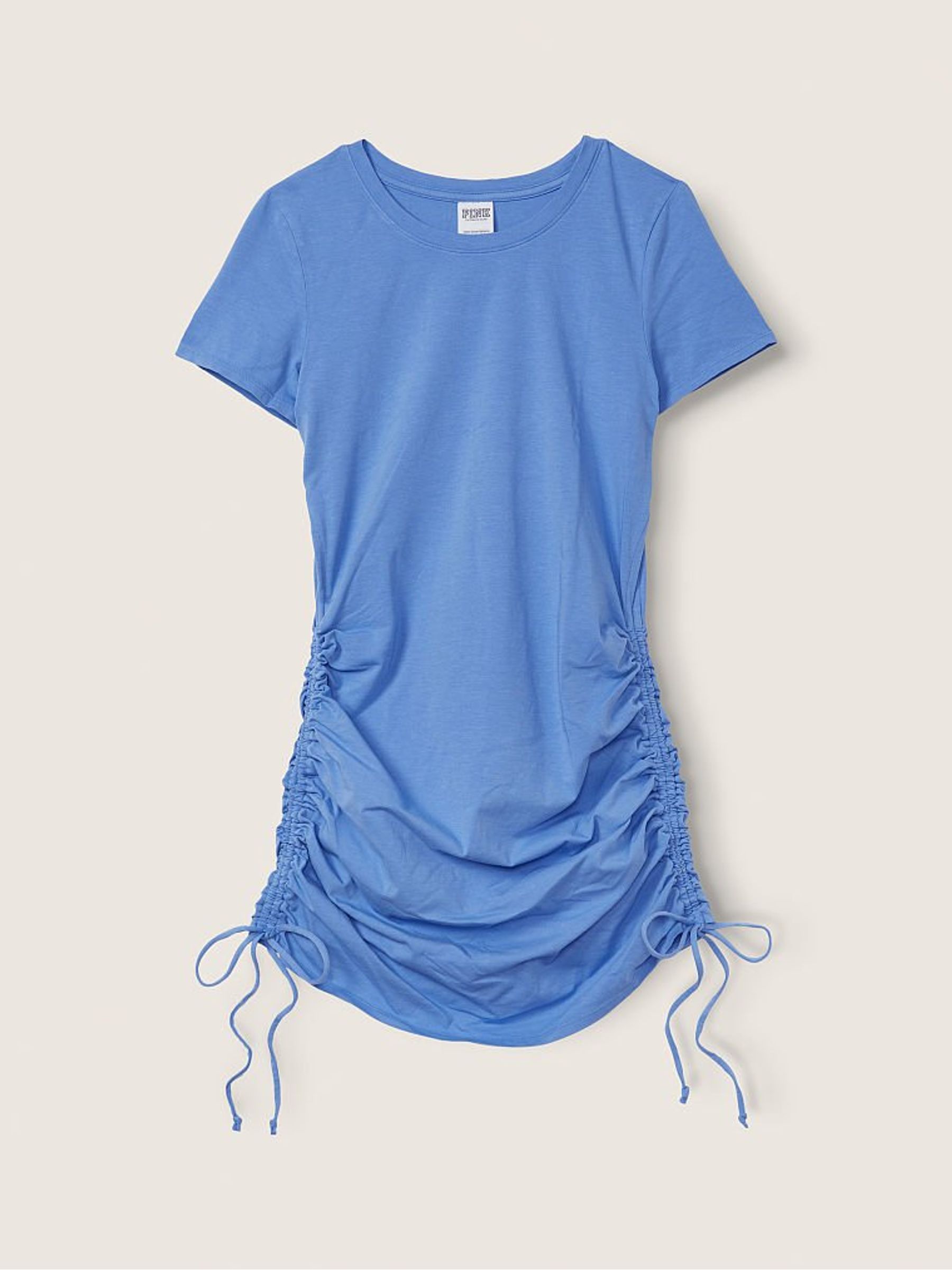 Blue Dawn Ruched Side Short Sleeve Dress - Image 3 of 4