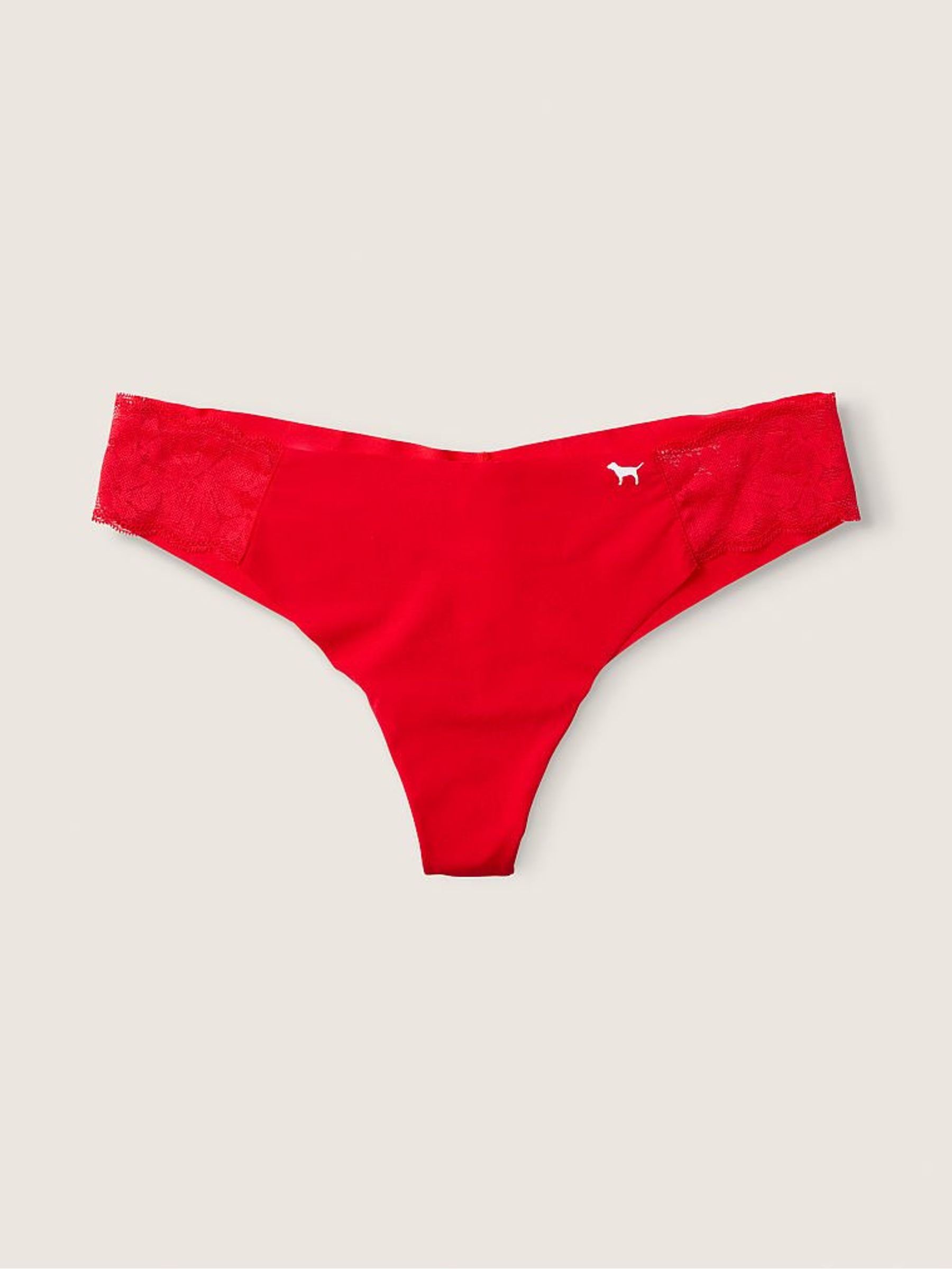 Red Pepper Red No Show Thong Knickers - Image 1 of 2
