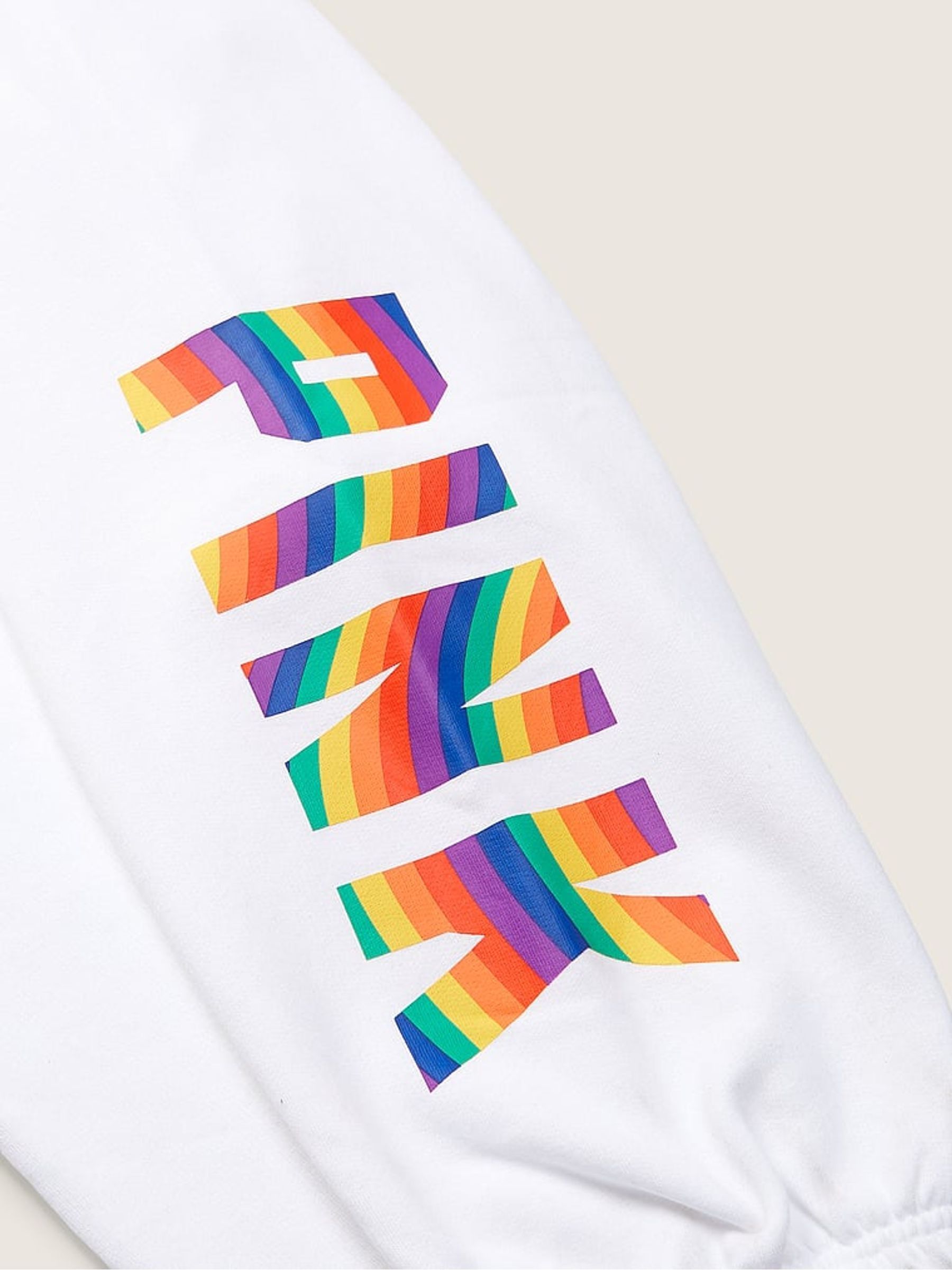 Optic White Pride Sans Logo Everyday Lounge Campus Pant - Image 5 of 5