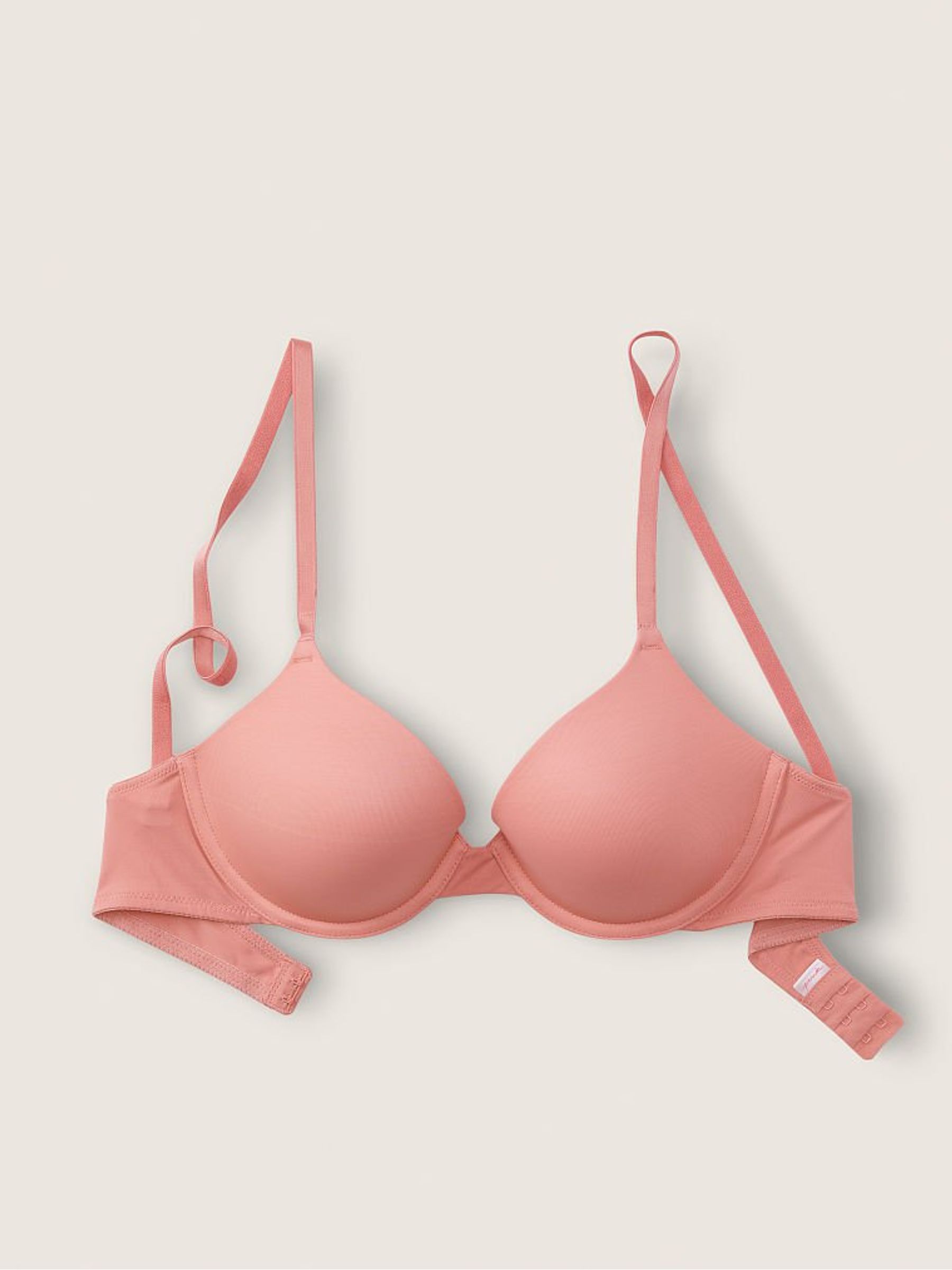 French Rose Pink Smooth Multiway Strapless Push Up Bra - Image 3 of 5