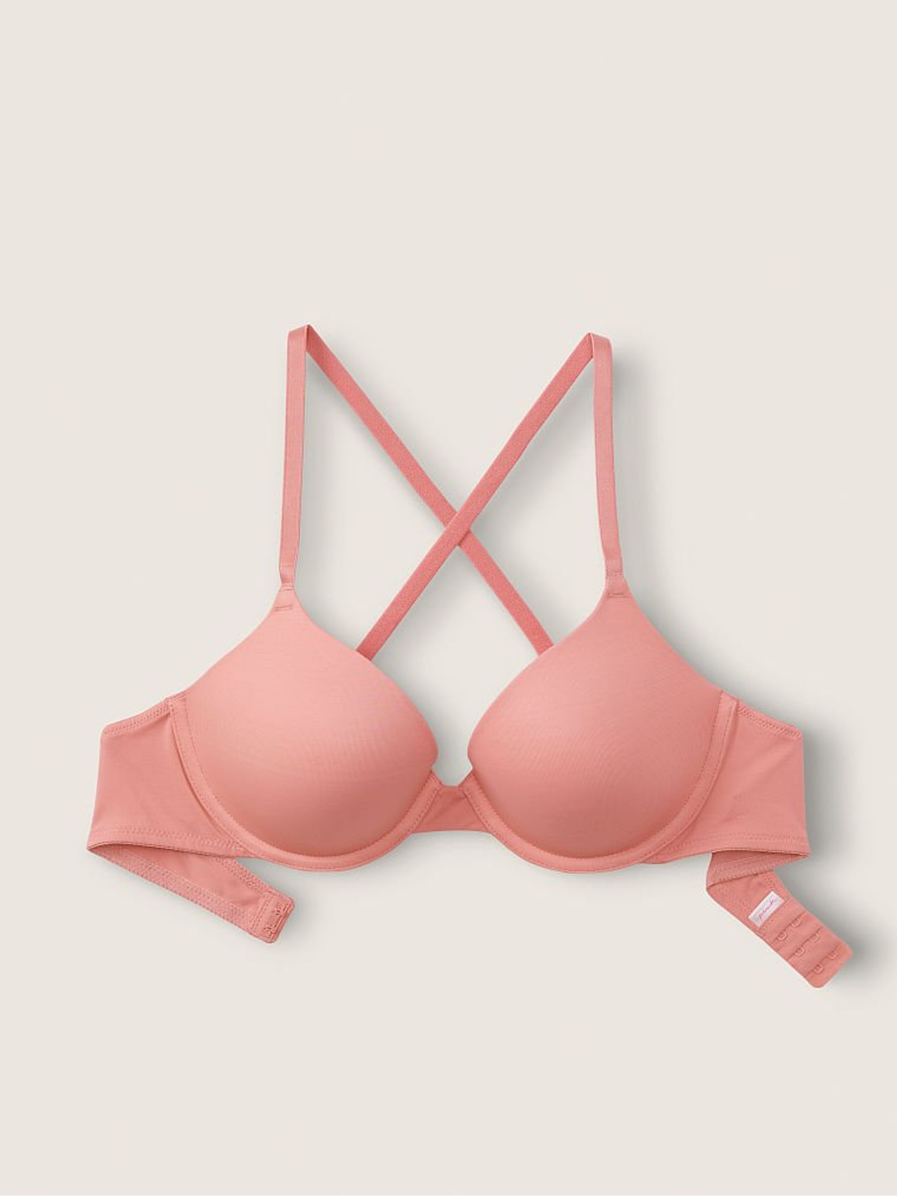 French Rose Pink Smooth Multiway Strapless Push Up Bra - Image 4 of 5