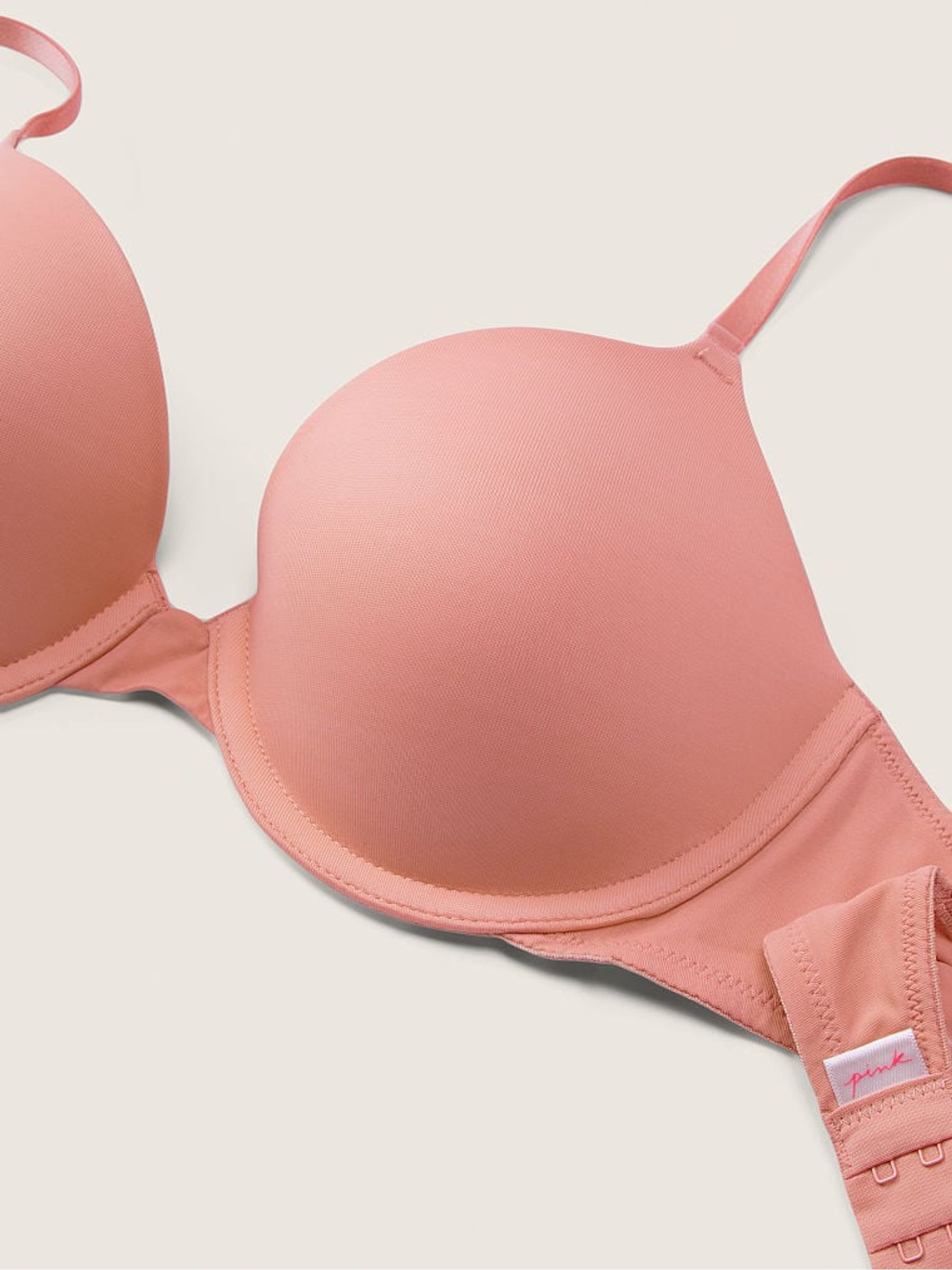 French Rose Pink Smooth Multiway Strapless Push Up Bra - Image 5 of 5