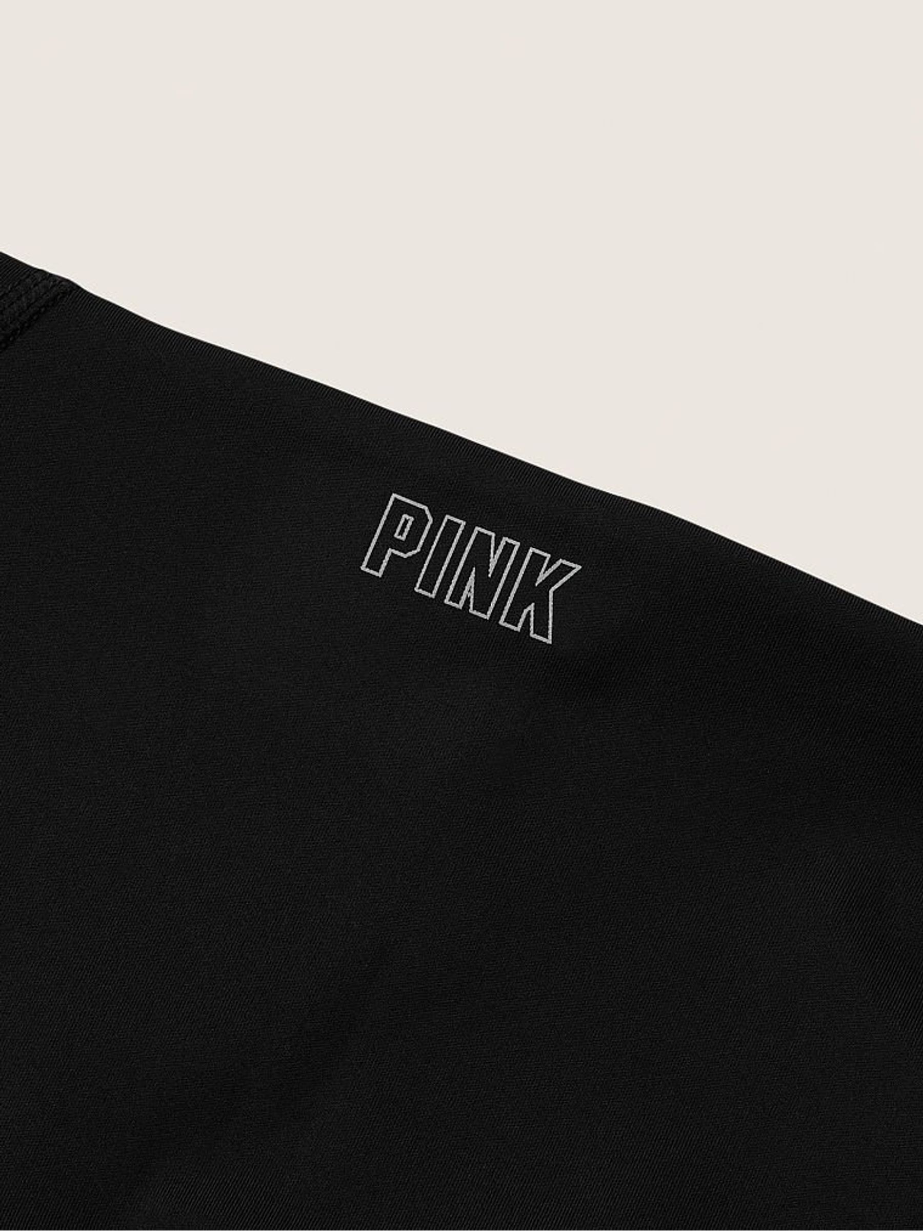 Pure Black High Waist Crop Legging - Image 5 of 5