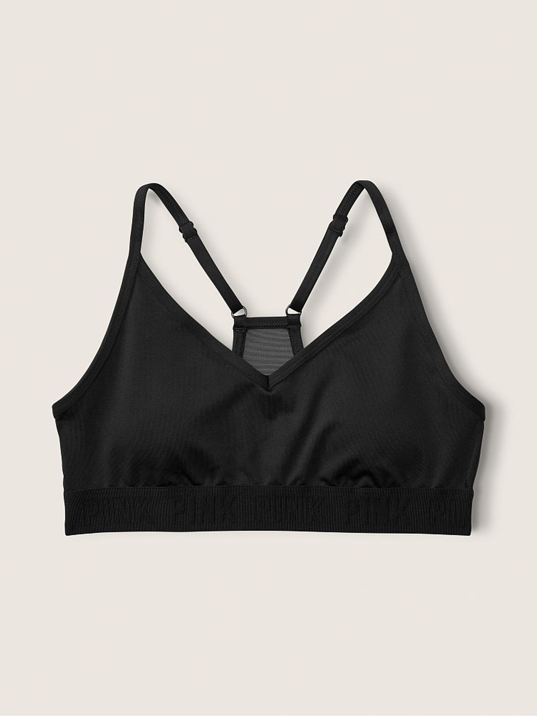 Black Lightly Lined Low Impact Sports Bra - Image 4 of 4
