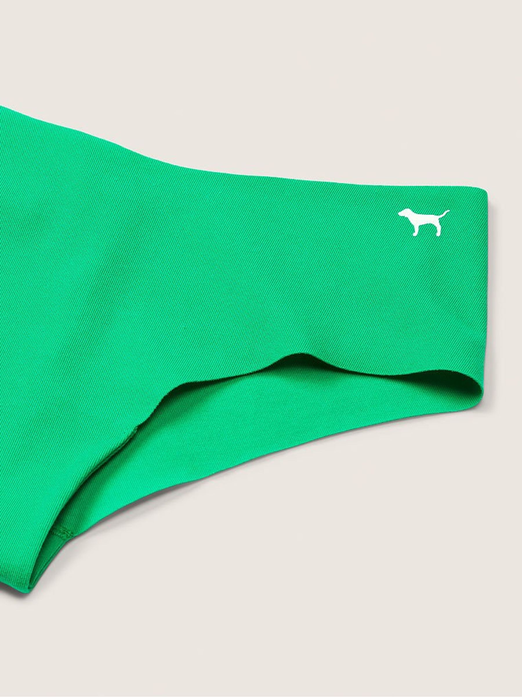 Electric Green No Show Cotton Cheeky Knickers - Image 2 of 2