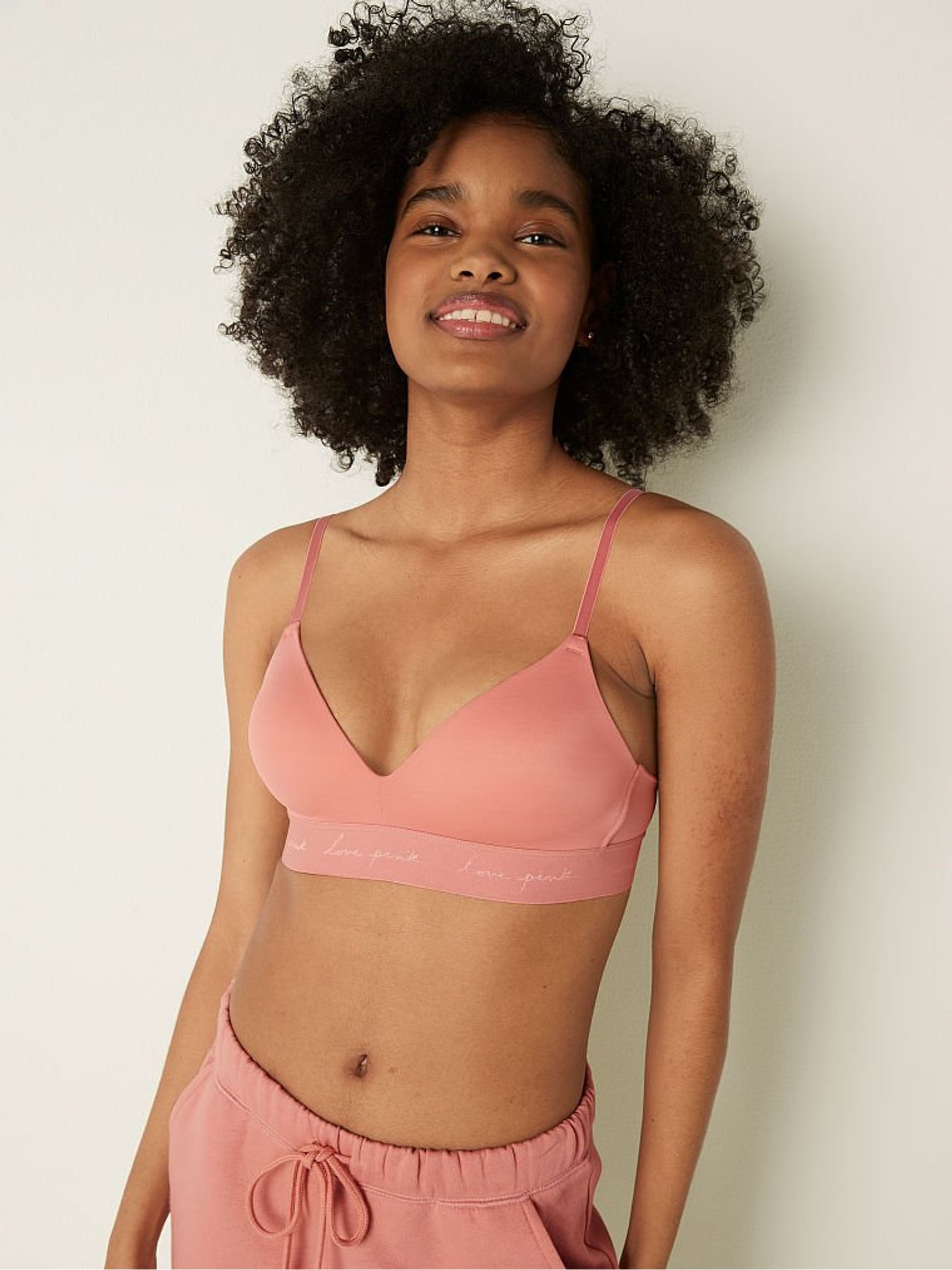 Pink French Rose Non Wired Lightly Lined Smooth T-Shirt Bra - Image 1 of 1