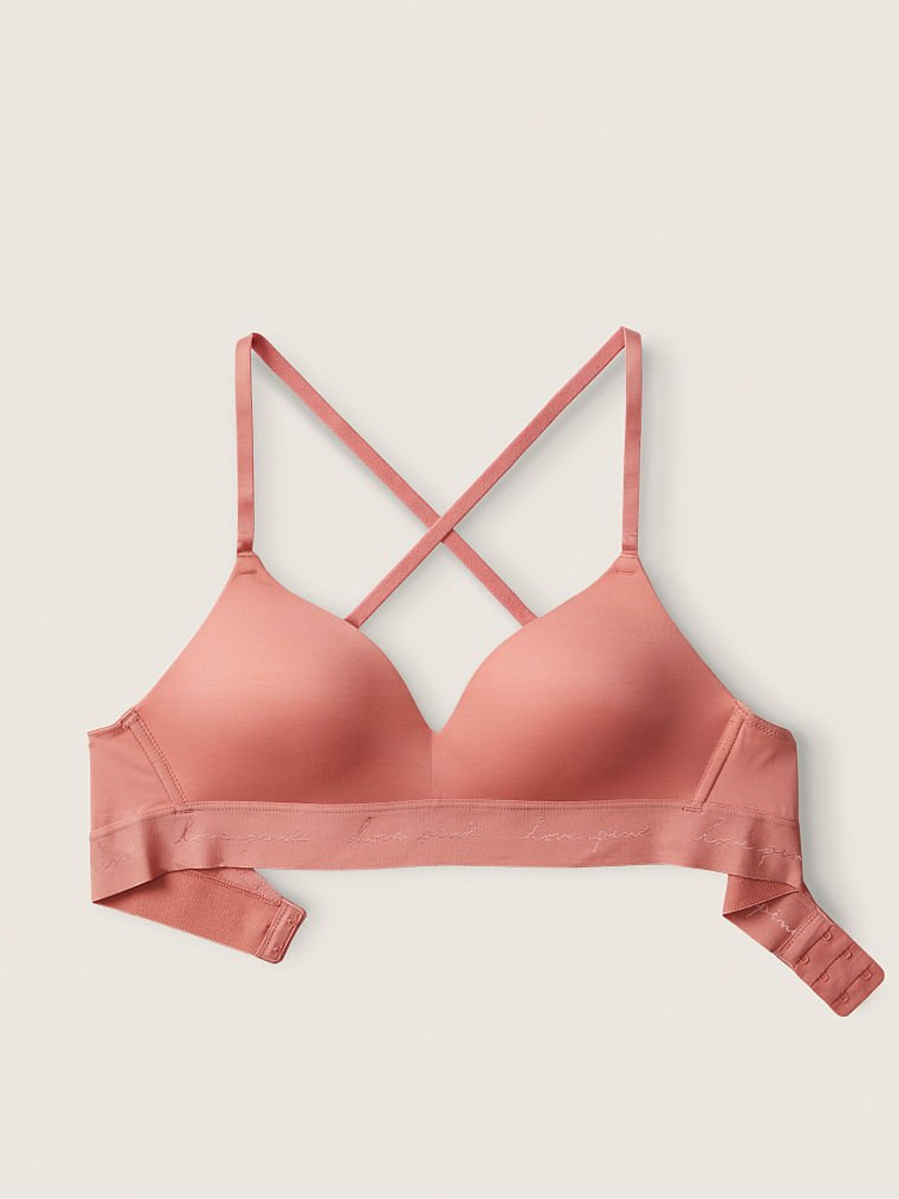 Pink French Rose Non Wired Lightly Lined Smooth T-Shirt Bra - Image 5 of 6